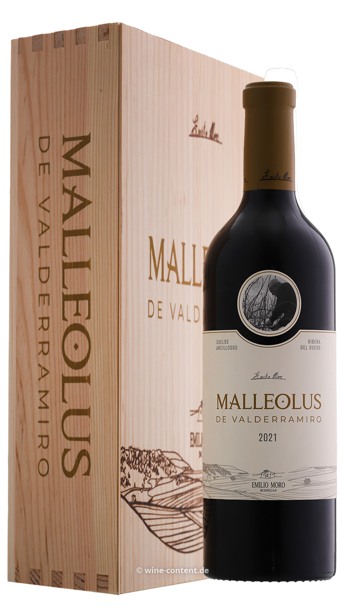 3er-Holzkiste Malleolus de Valderramiro 2021
