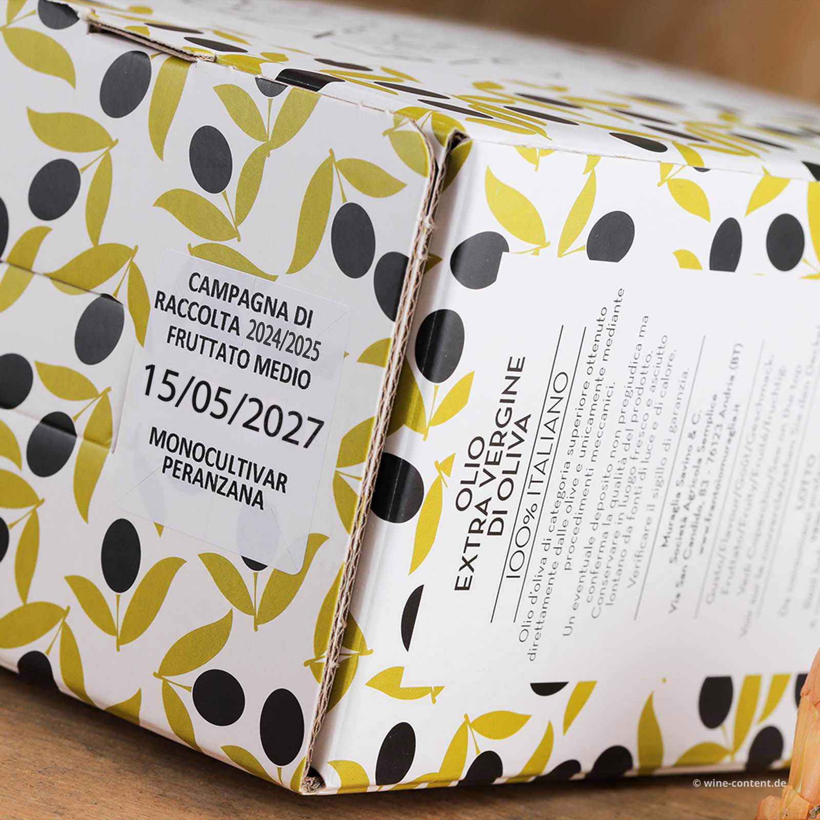 Vorbestellung: 3 L Olivenöl Extra Vergine 2025 Fruttato Medio Bag in Box