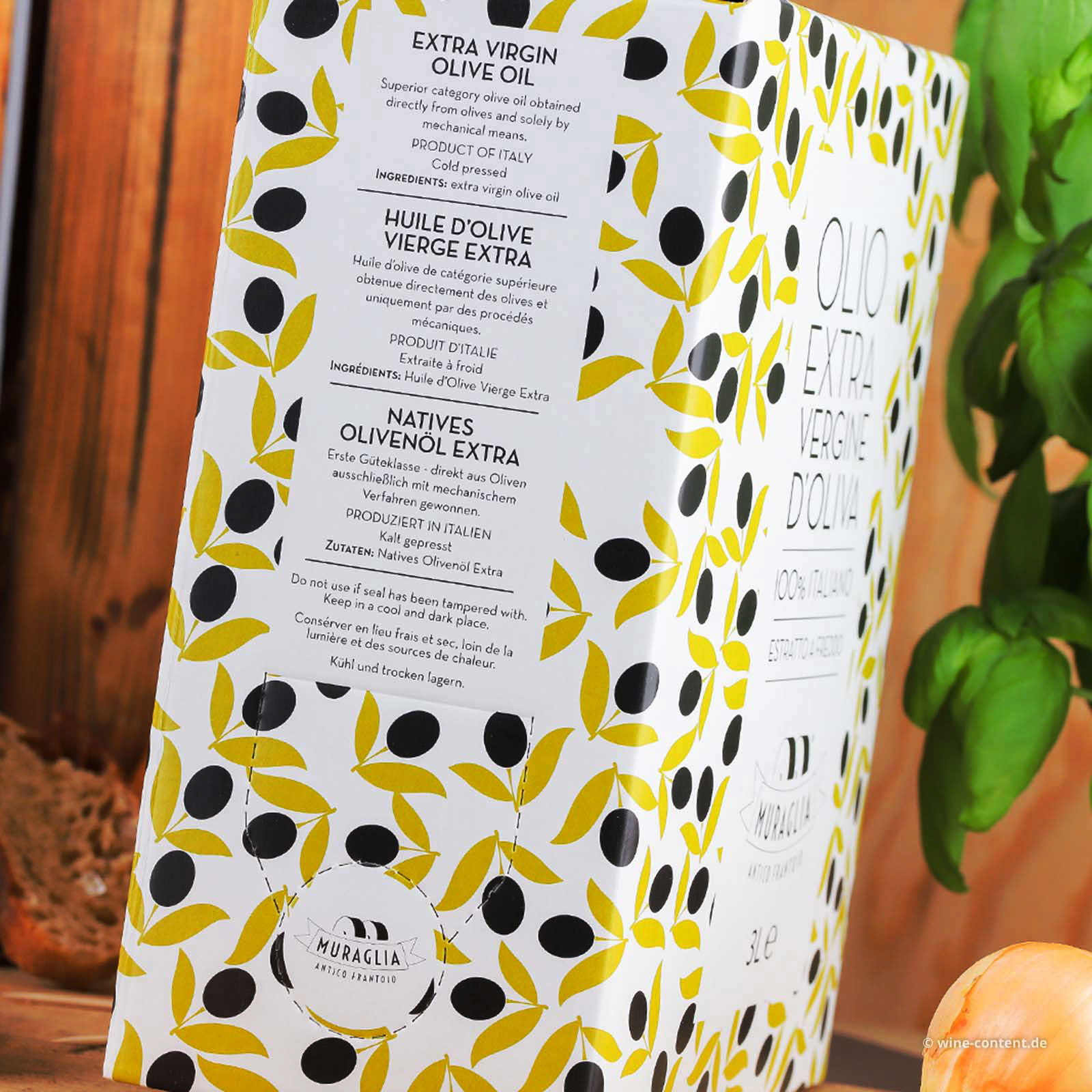 Vorbestellung: 3 L Olivenöl Extra Vergine 2025 Fruttato Medio Bag in Box