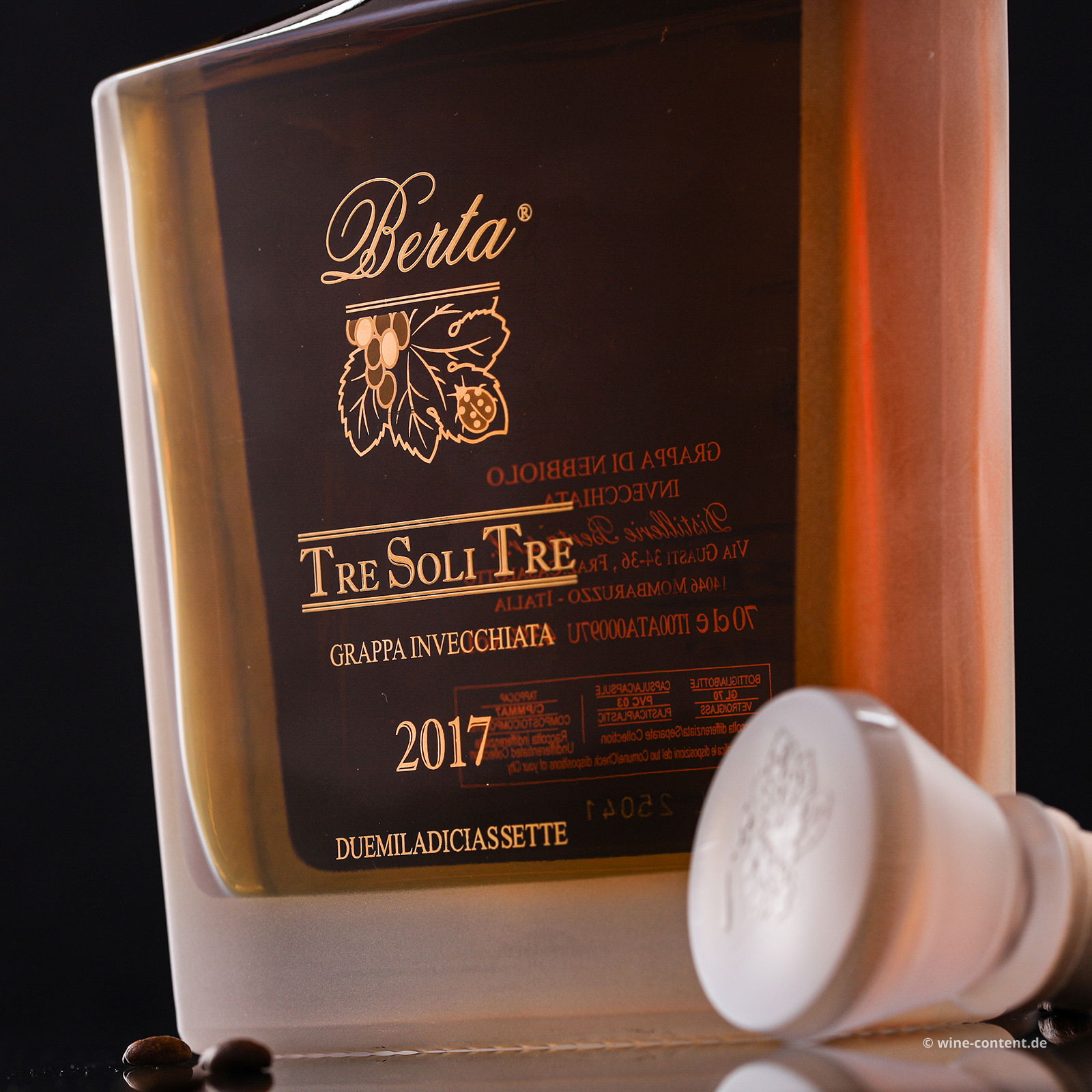 Grappa Tre Soli Tre 2017 (Nebbiolo)