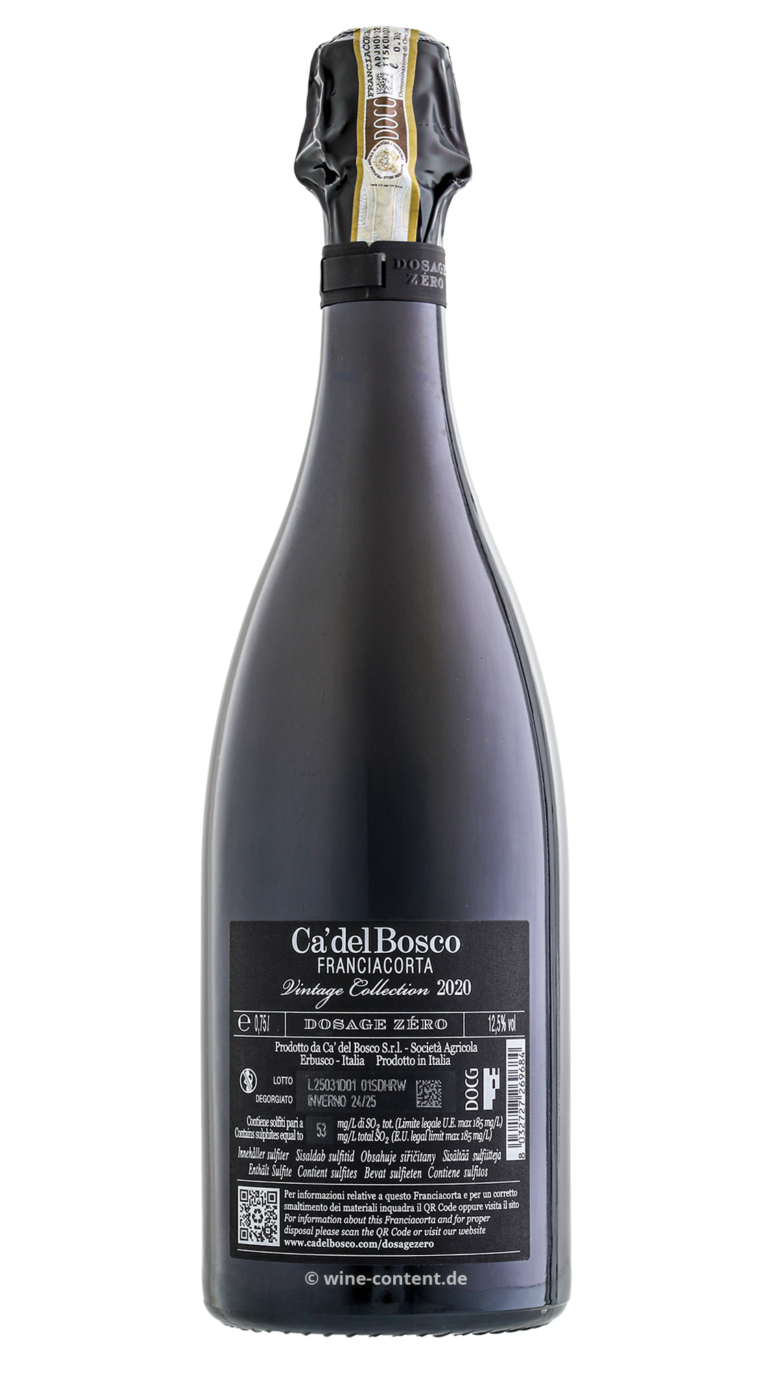 Franciacorta Vintage Collection 2020 Extra Brut