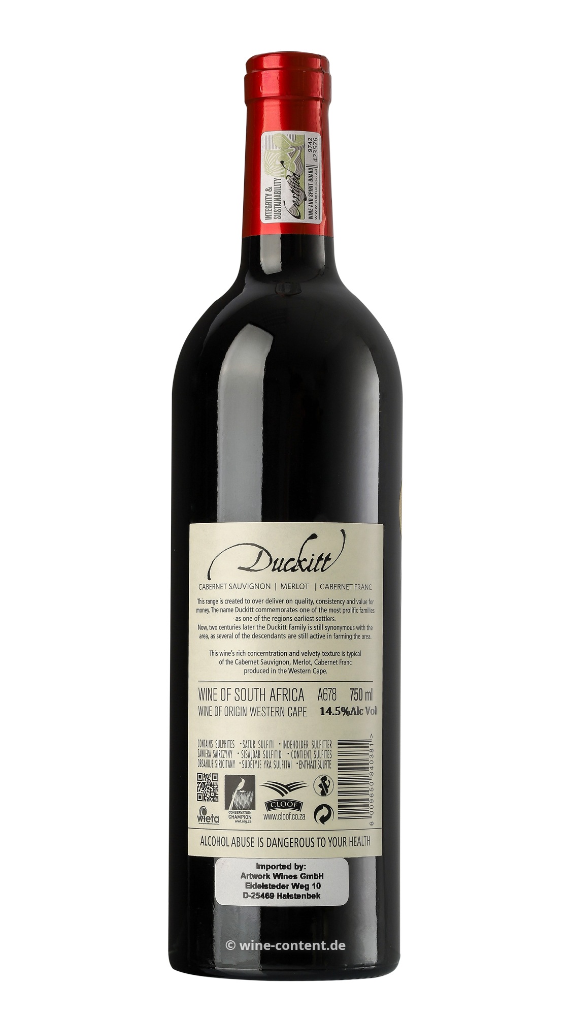 Bordeaux Blend 2020 Duckitt