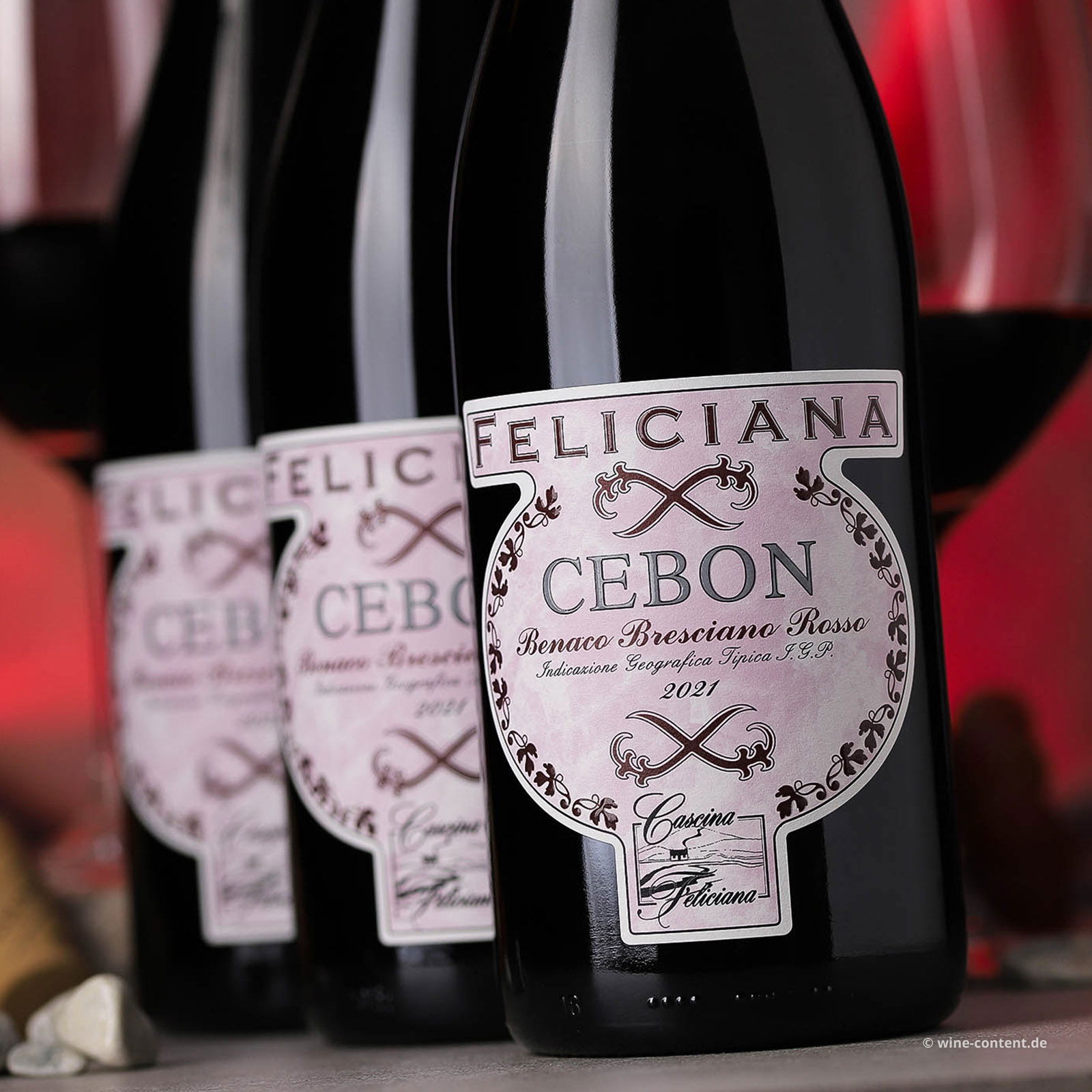 3er-Paket Benaco Bresciano Rosso 2021 Cebon Magnum