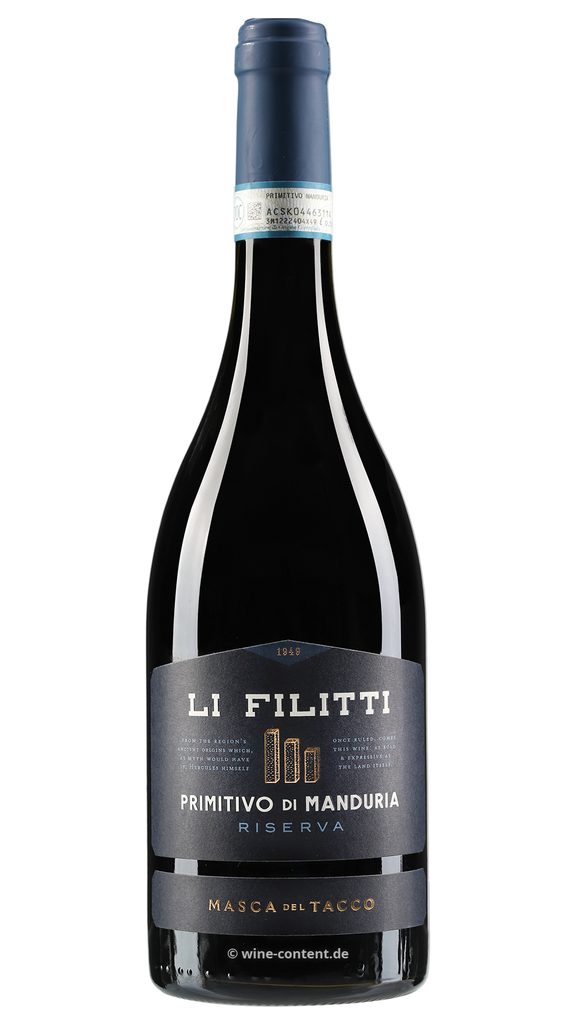 Primitivo di Manduria Riserva 2021 Li Filitti
