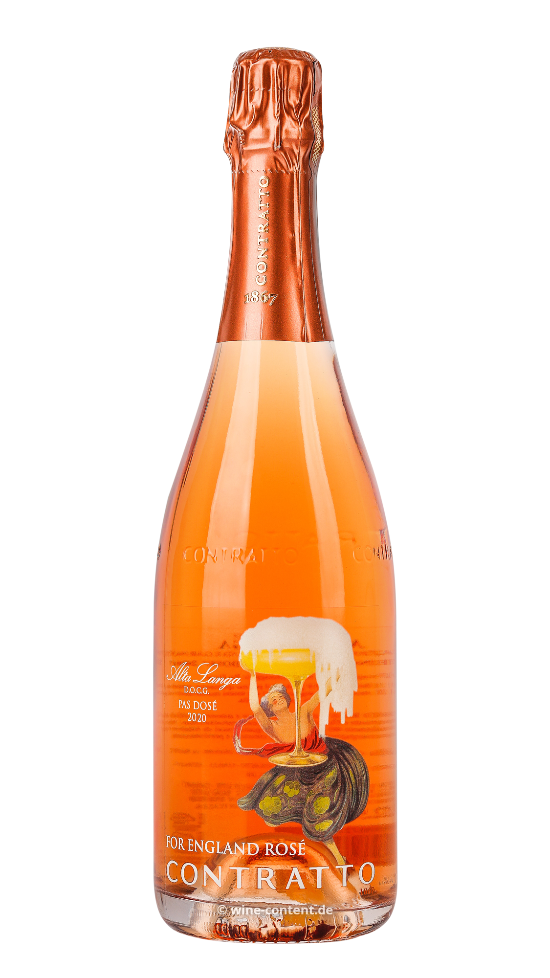 Alta Langa Rosé 2020 For England Pas Dosé Bio