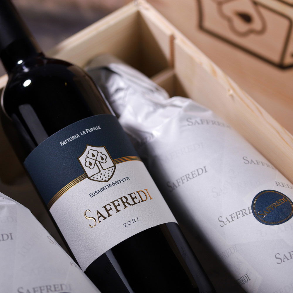 6er-Holzkiste Saffredi 2021