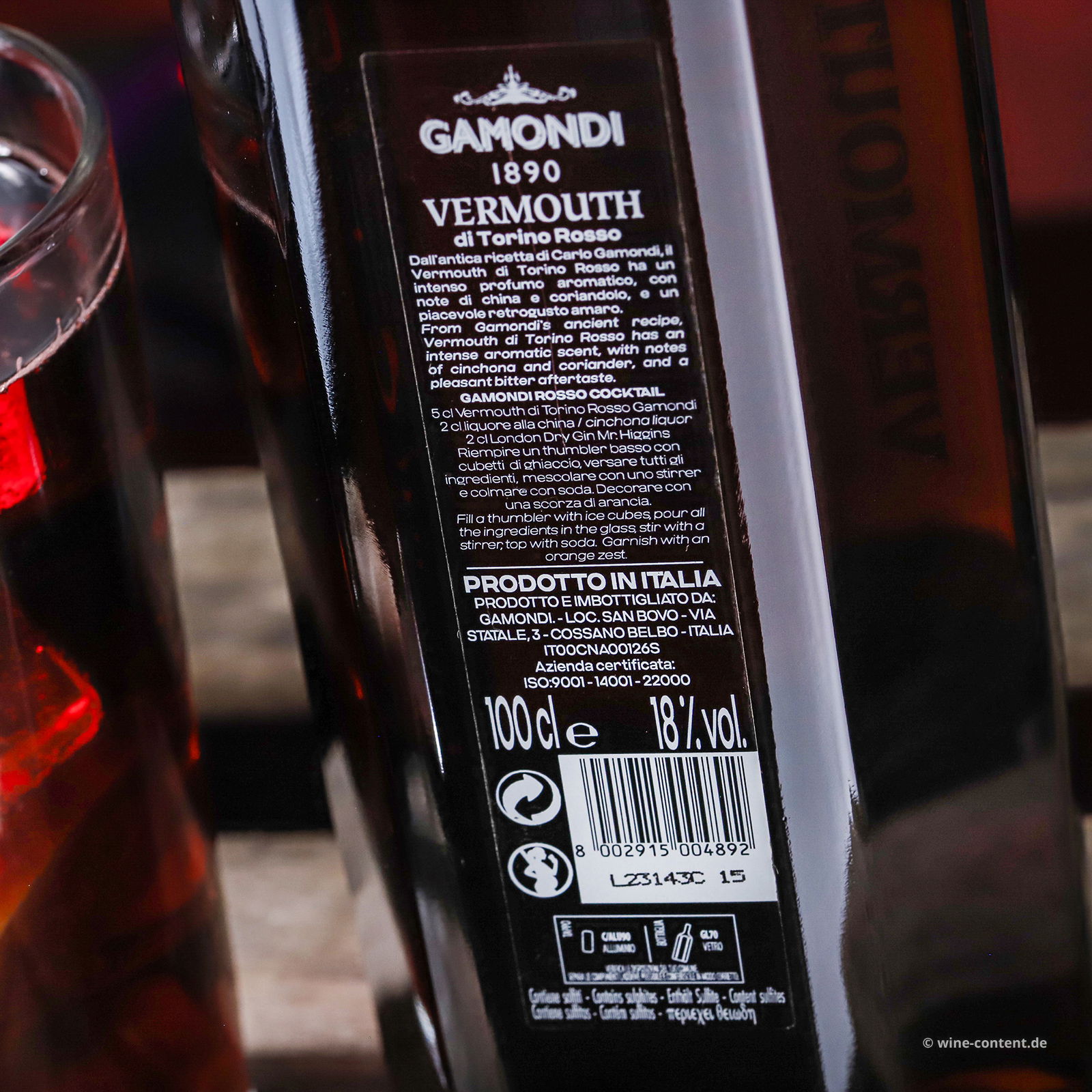 Vermouth di Torino Rosso