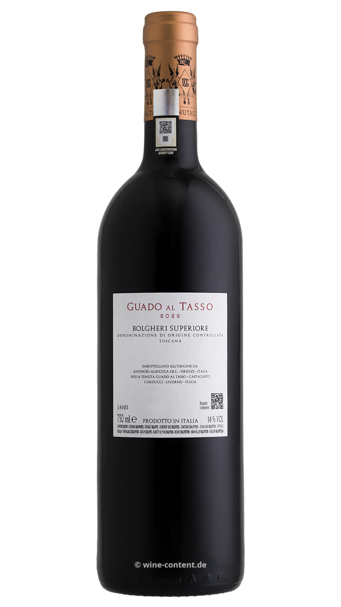 Bolgheri Rosso Superiore 2022 Guado al Tasso