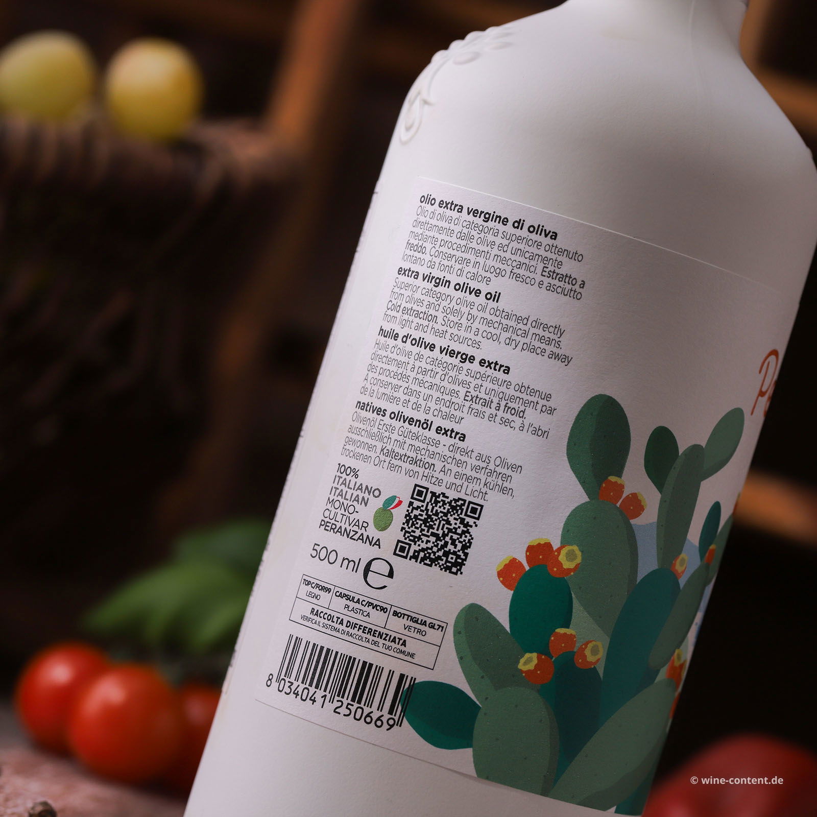 0,5 L Olivenöl Extra Vergine 2025 Peranzana