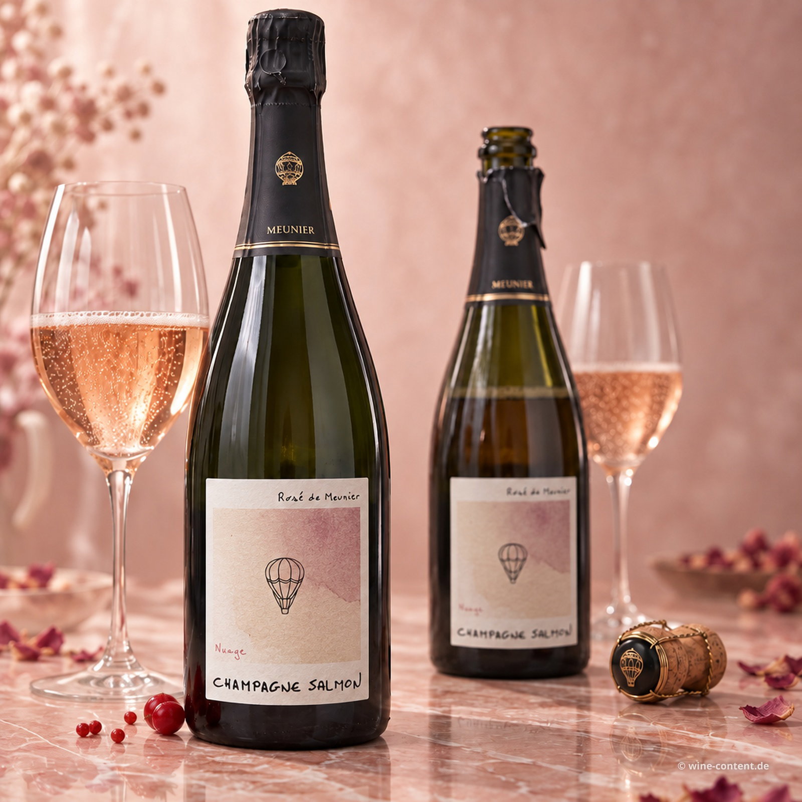 Champagner 100% Meunier Rosé Brut