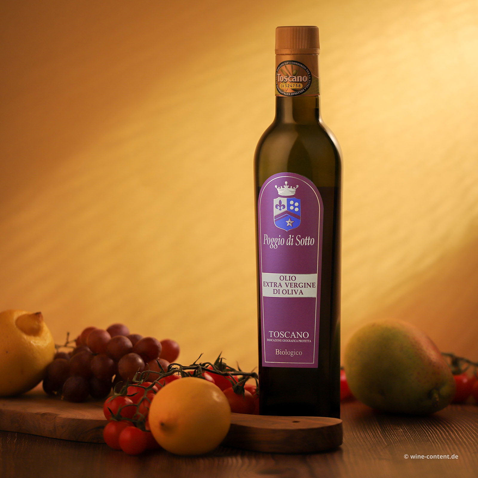 0,5 L Olivenöl Extra Vergine Toscano 2024 Bio