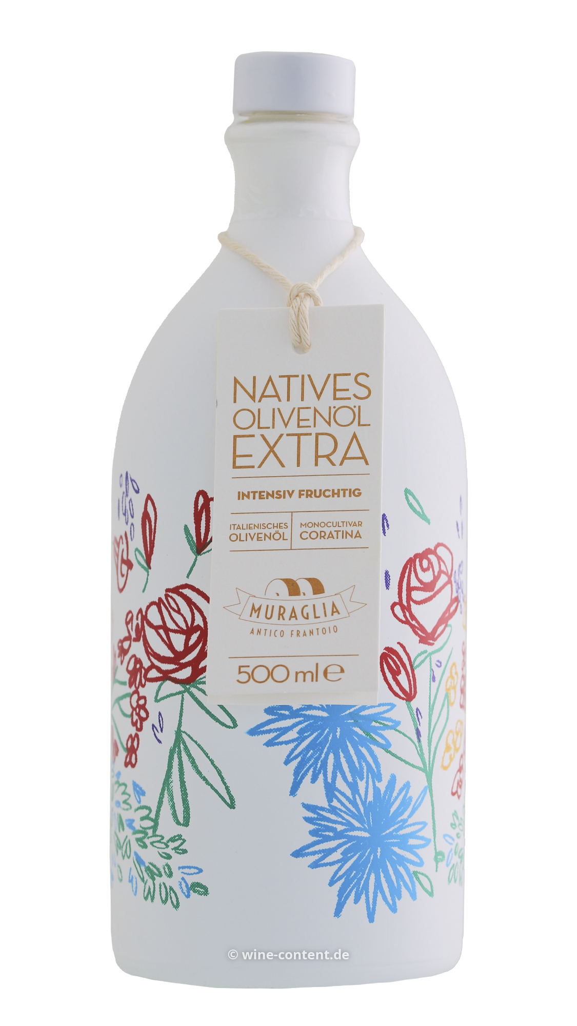 0,5 L Olivenöl Extra Vergine 2024 Fruttato Intenso Coolors Fiorato