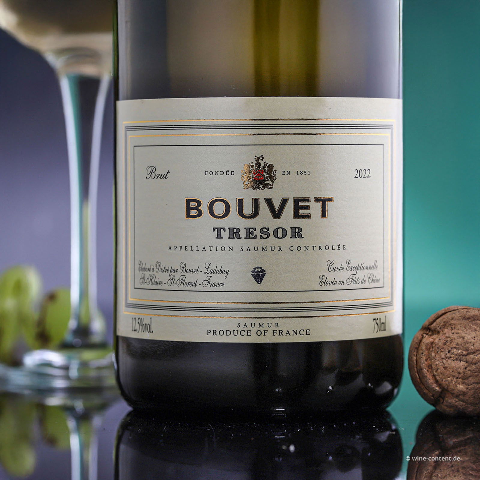 Crémant Saumur Blanc 2022 Trésor Brut