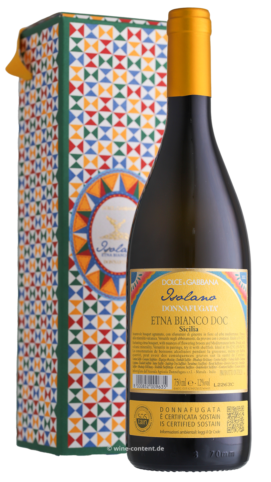 Etna Bianco 2022 Isolano Dolce & Gabbana