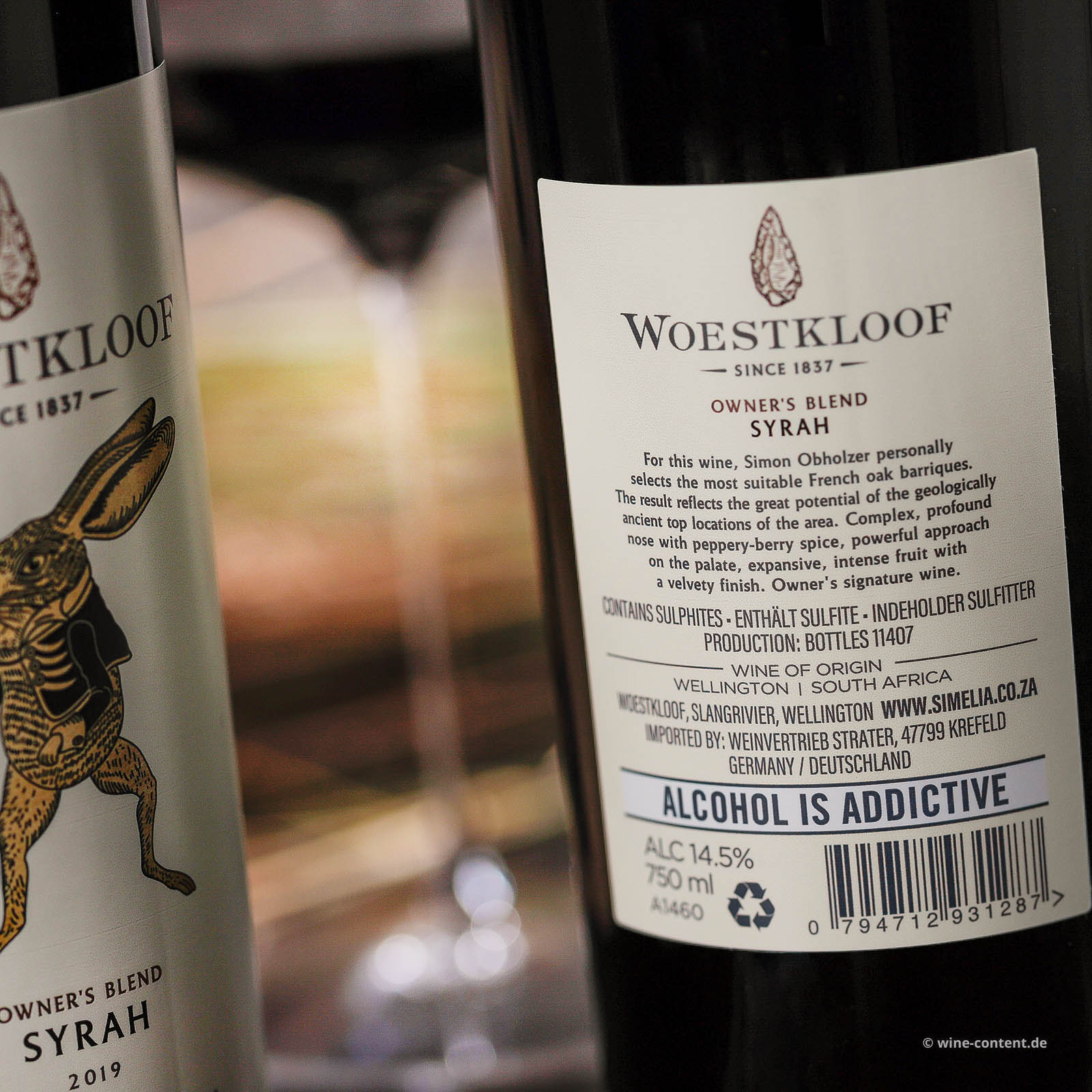 Syrah 2019 Owner's Blend