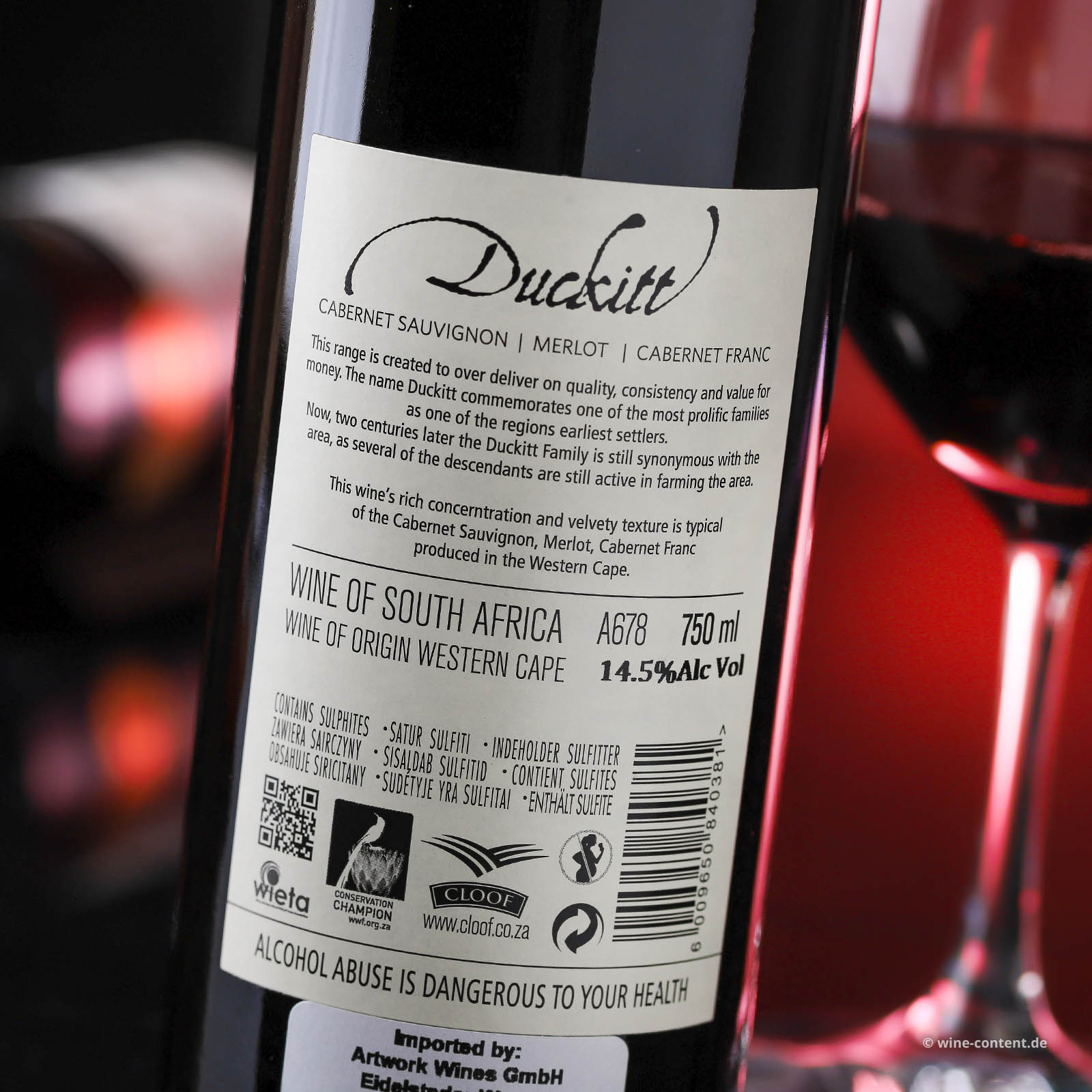Bordeaux Blend 2020 Duckitt