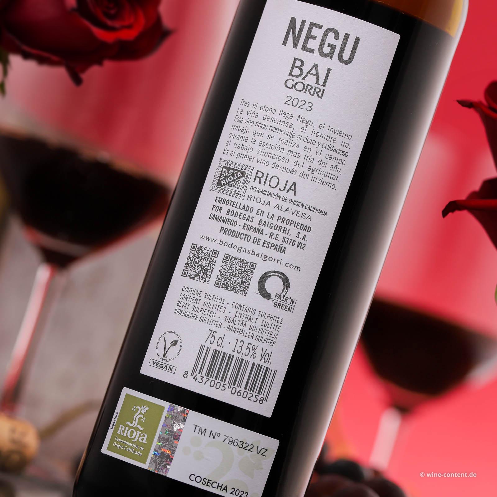 Rioja 2023 Negu