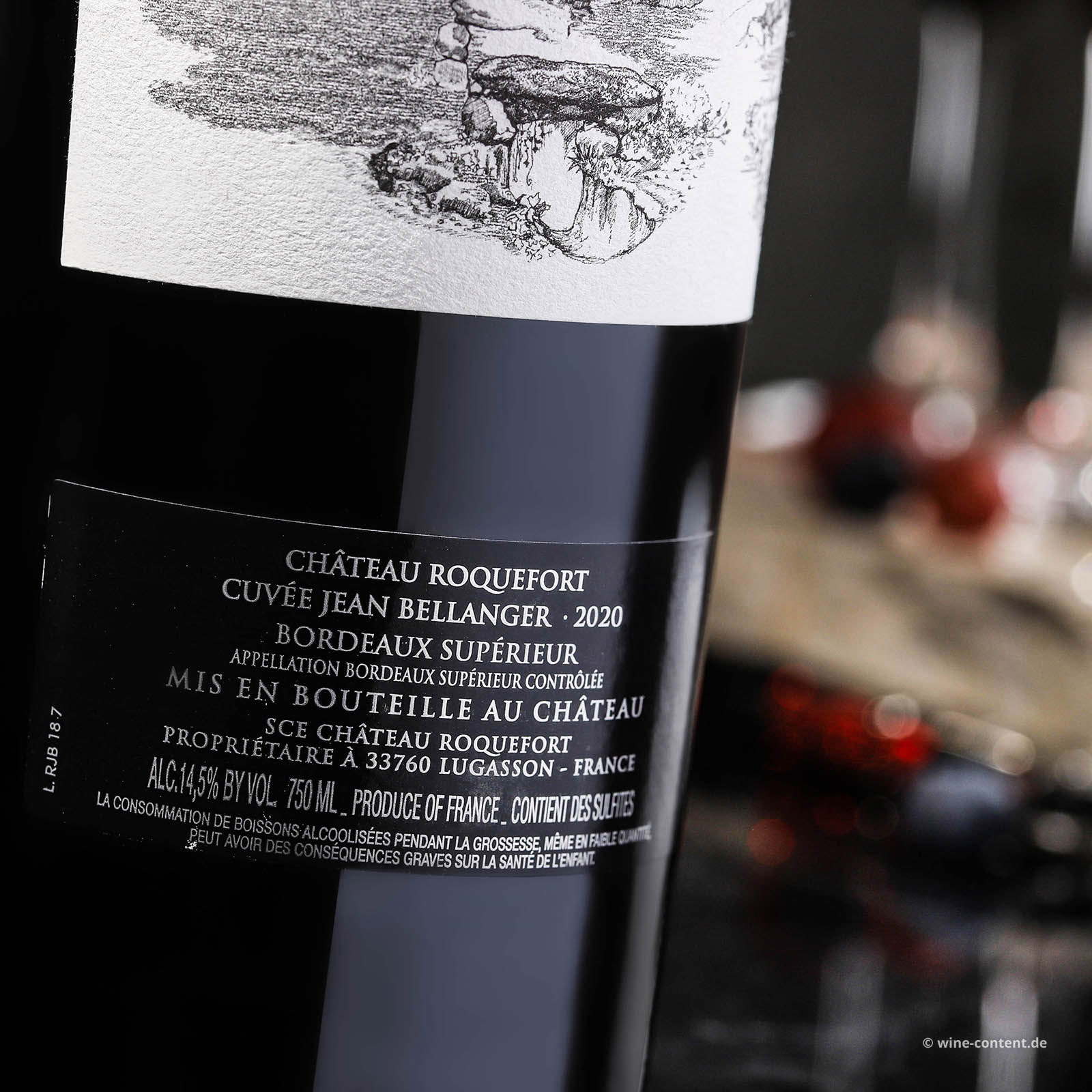 Bordeaux Supérieur 2020 Jean Bellanger