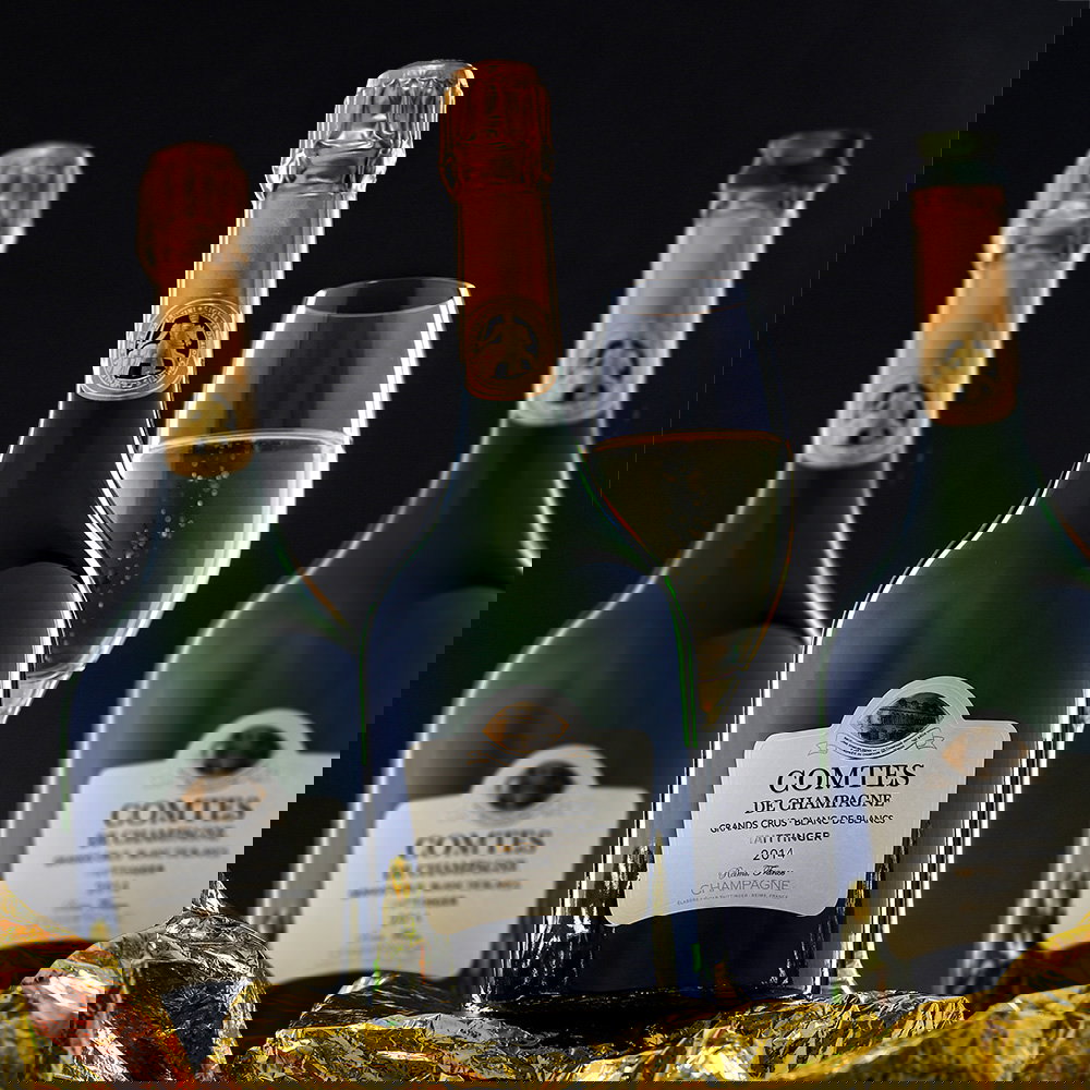 3er-Paket Champagner 2014 Comtes de Champagne Brut