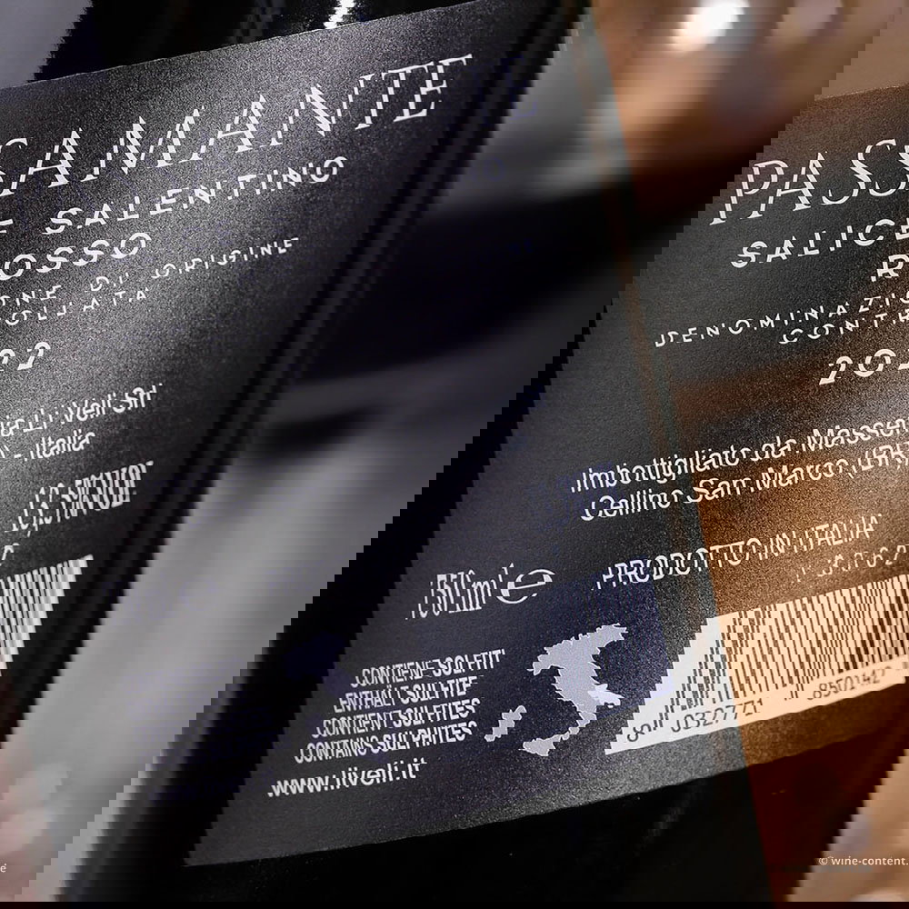 Negroamaro Salice Salentino 2022 Passamante