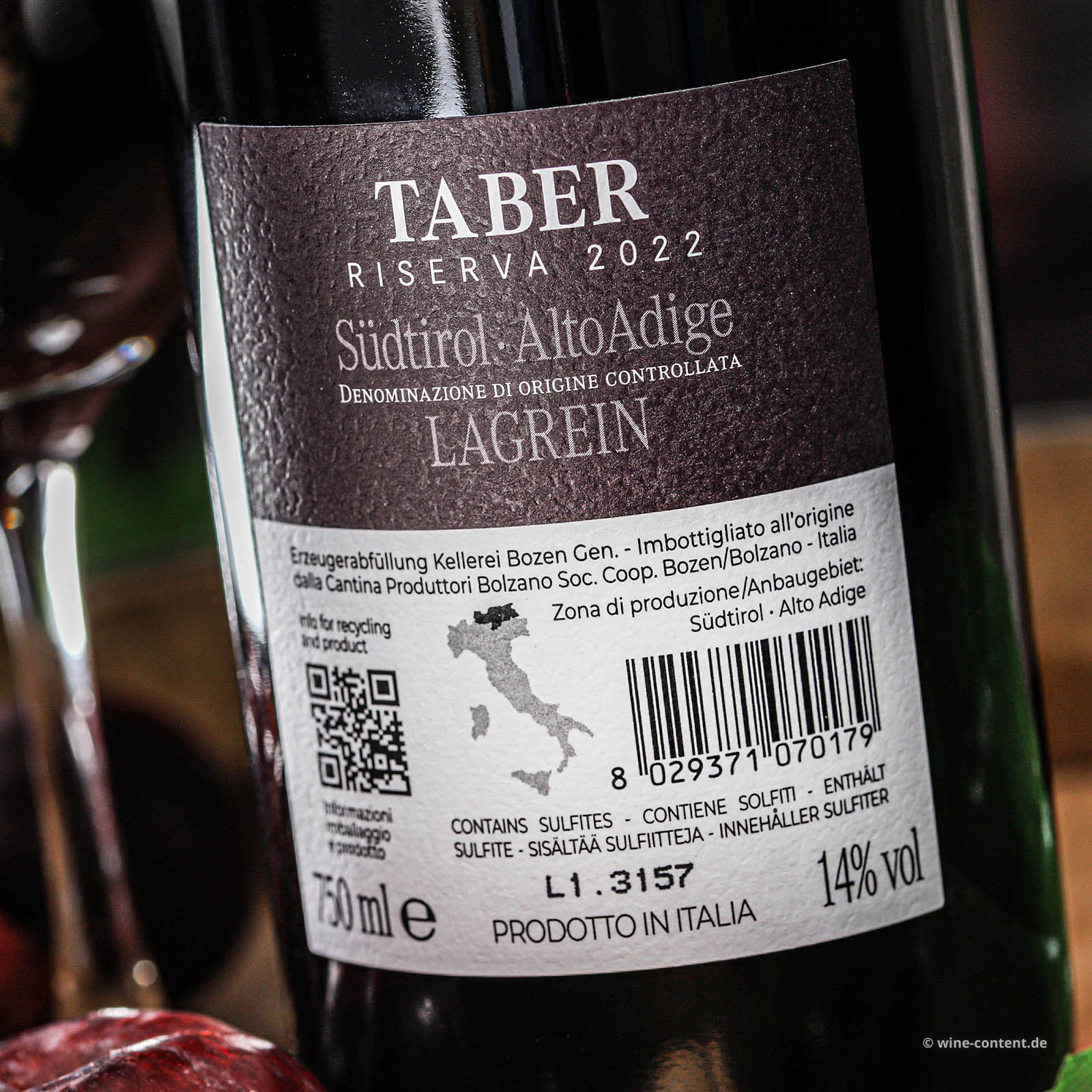 Lagrein Riserva 2022 Taber