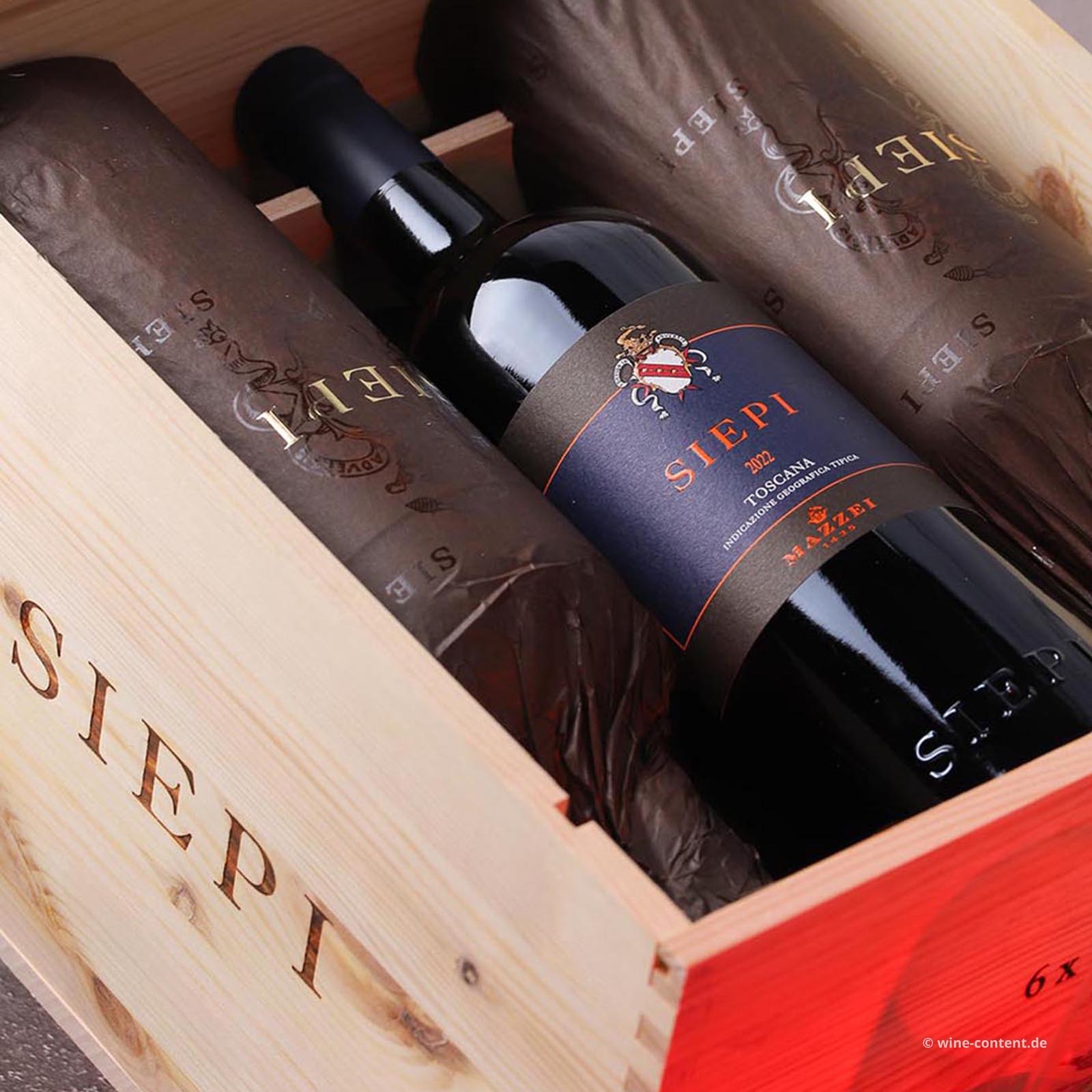 6er-Holzkiste Siepi 2022