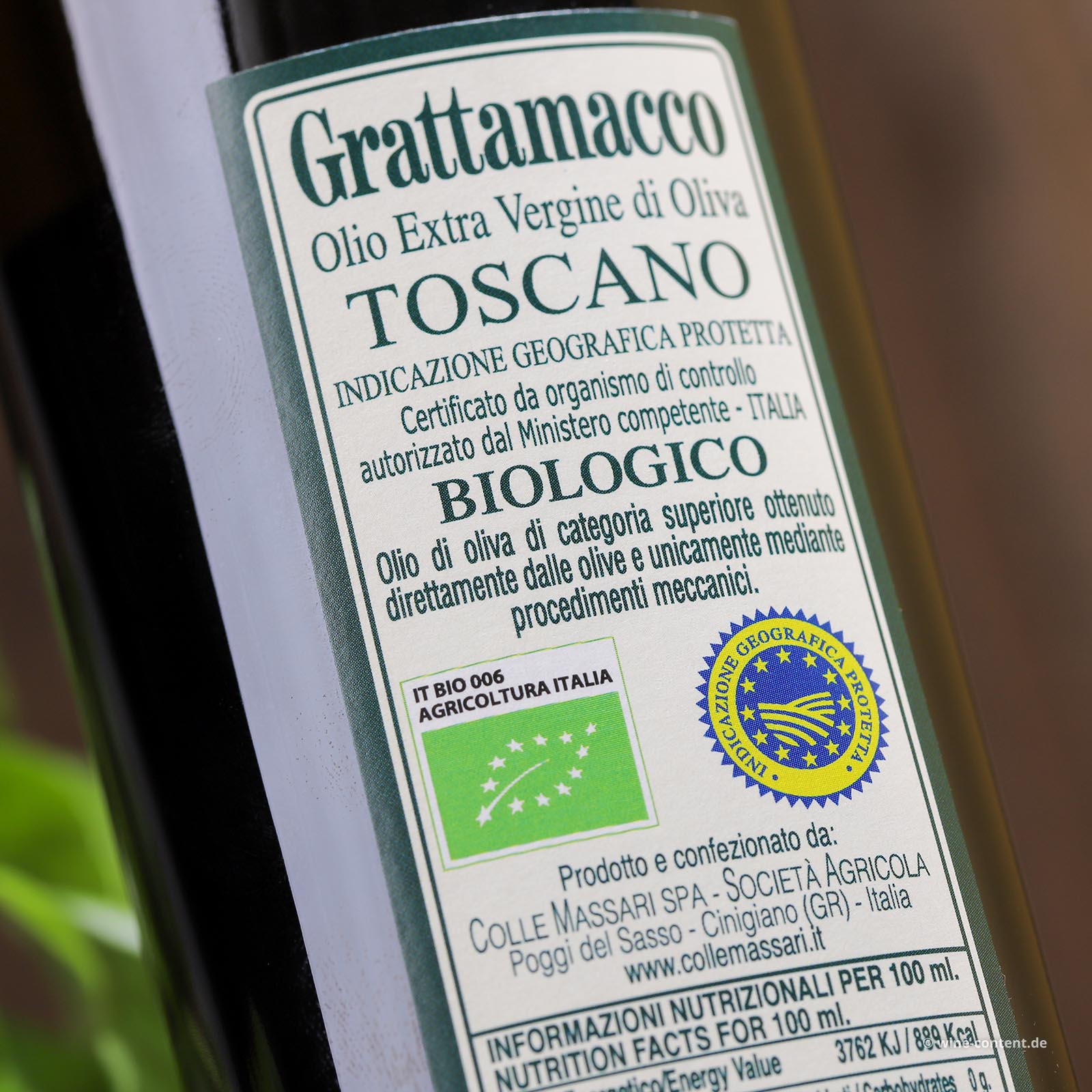 0,5 L Olivenöl Extra Vergine Toscano 2024 Bio