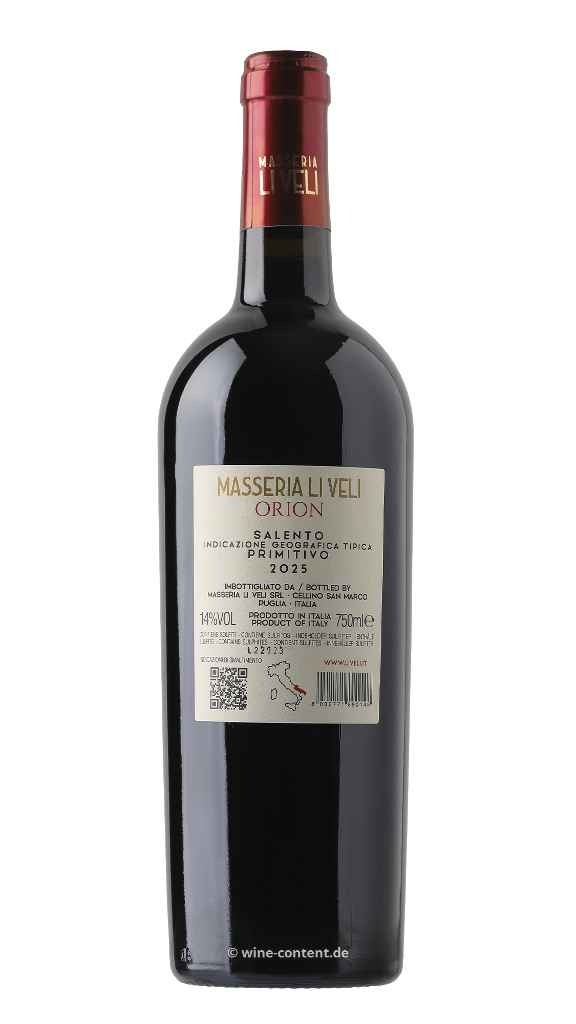 Primitivo Salento 2025 Orion