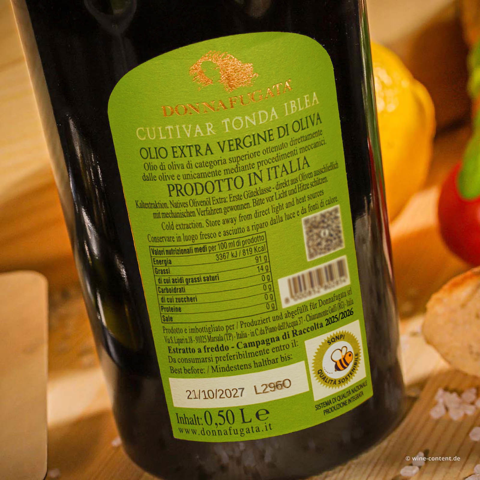 4er-Paket 0,5 L Olivenöl Extra Vergine 2025