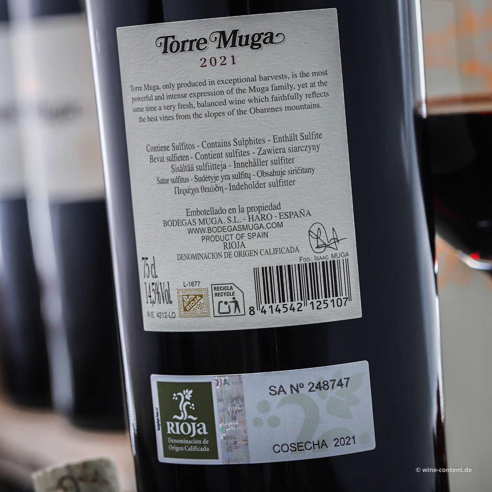 3er-Holzkiste Torre Muga 2021