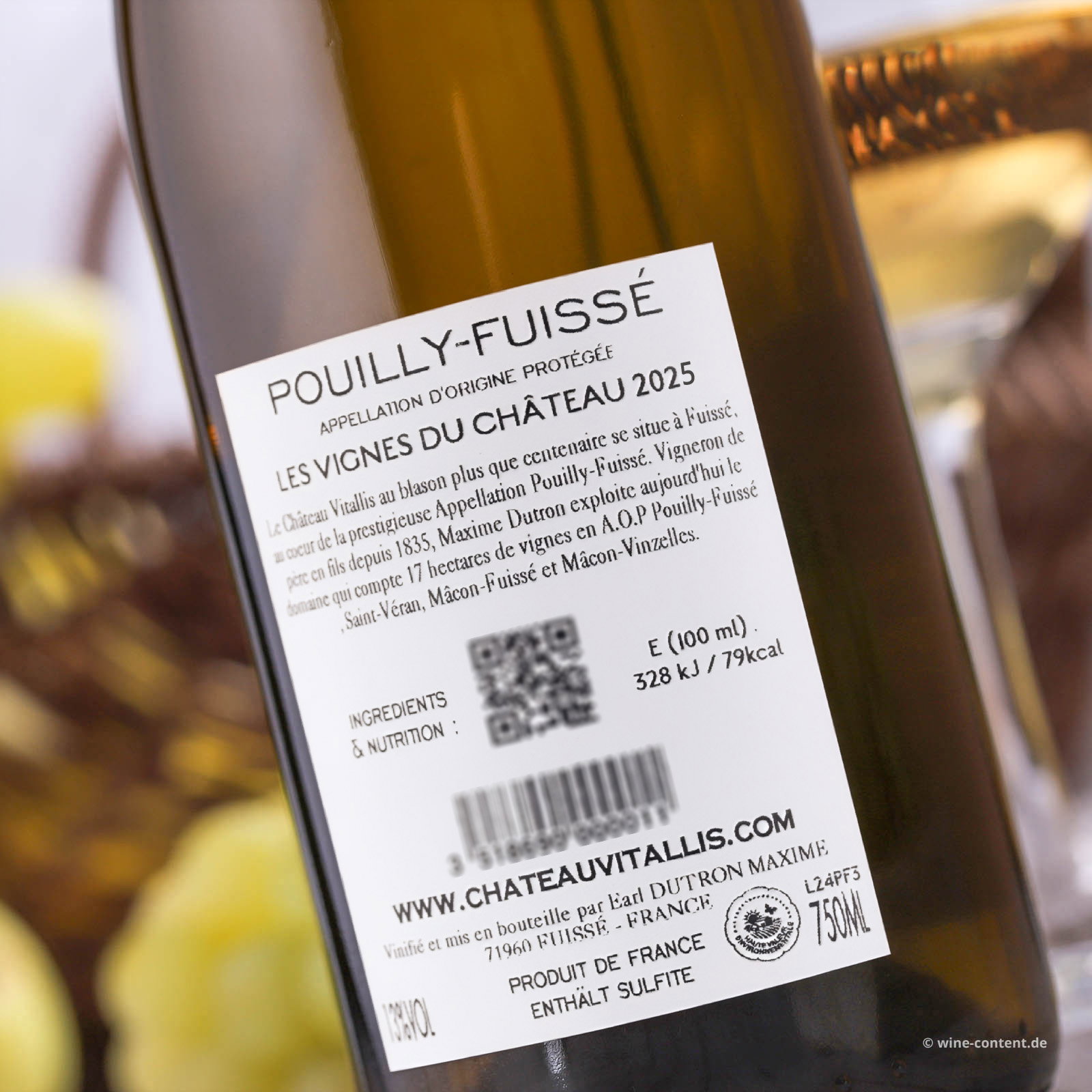 Pouilly-Fuissé 2025 Les Vignes du Château