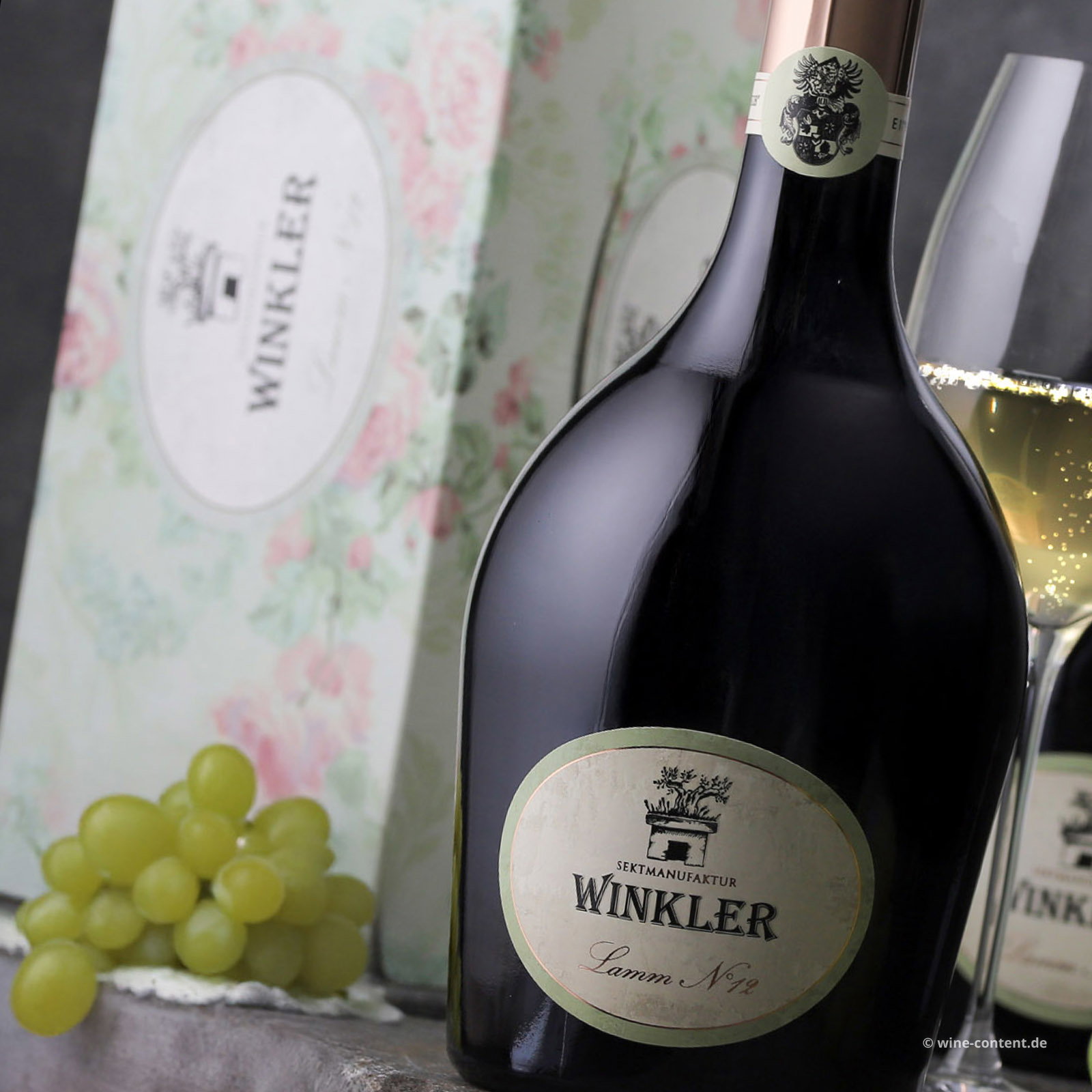 1x Spumante Lamm N°12 Extra Brut in Geschenkverpackung