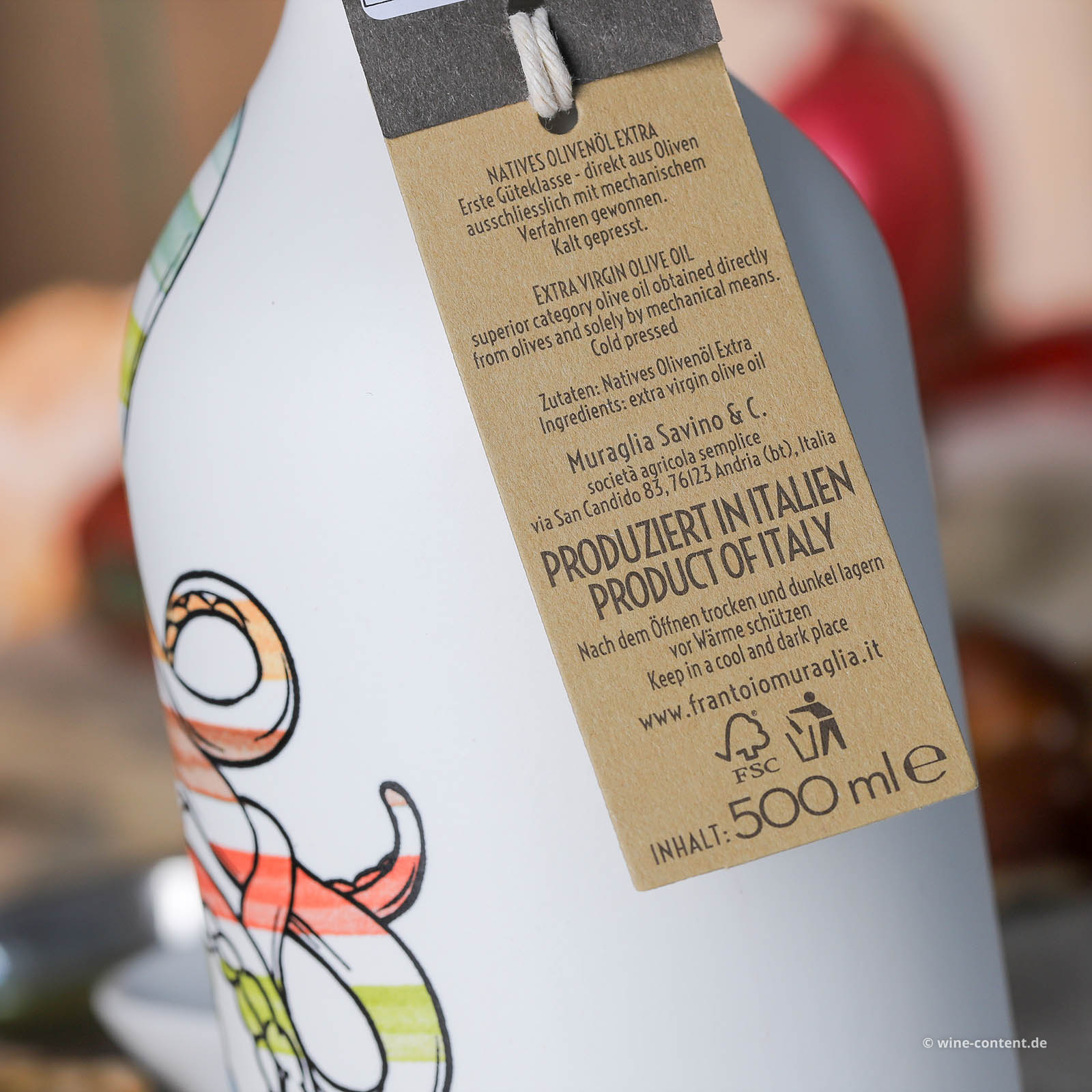 0,5 L Olivenöl Extra Vergine 2024  Fruttato Medio Polpo