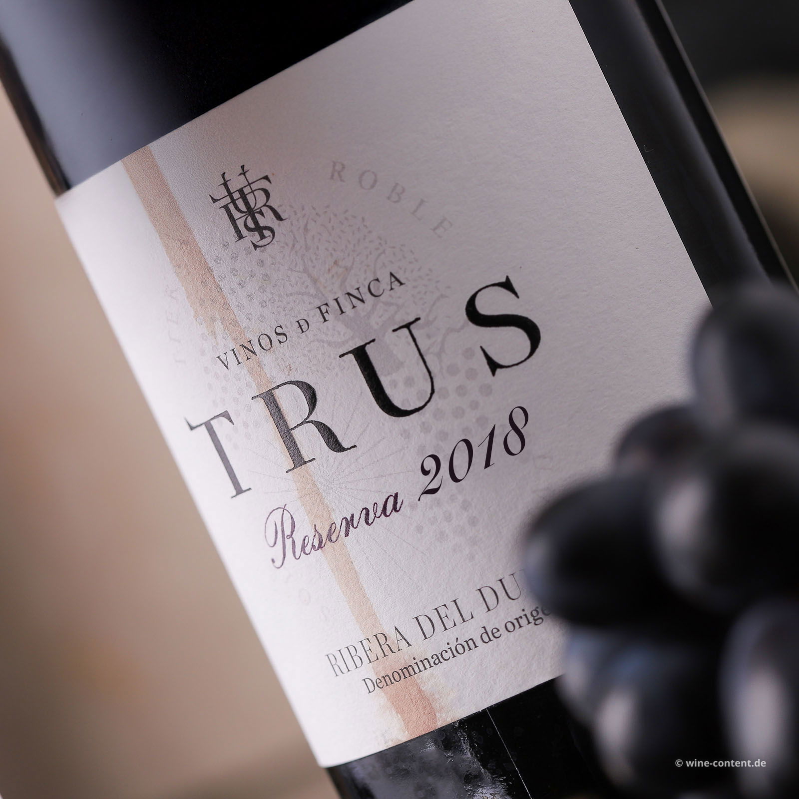 Tempranillo Reserva 2018 Trus