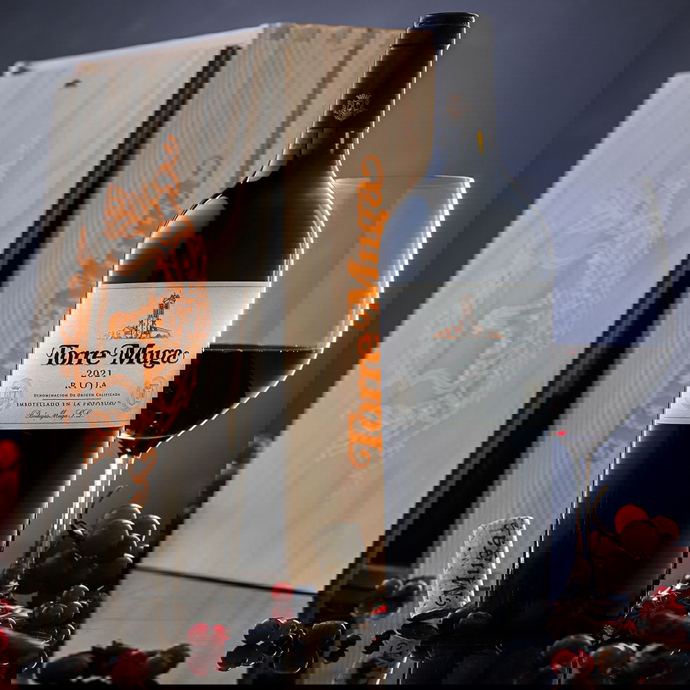 3er-Holzkiste Torre Muga 2021