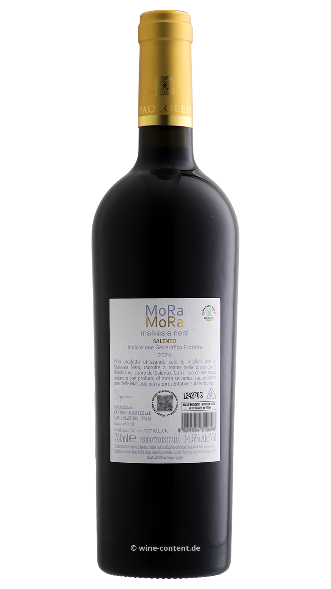 Malvasia Nera Salento 2024 Moramora