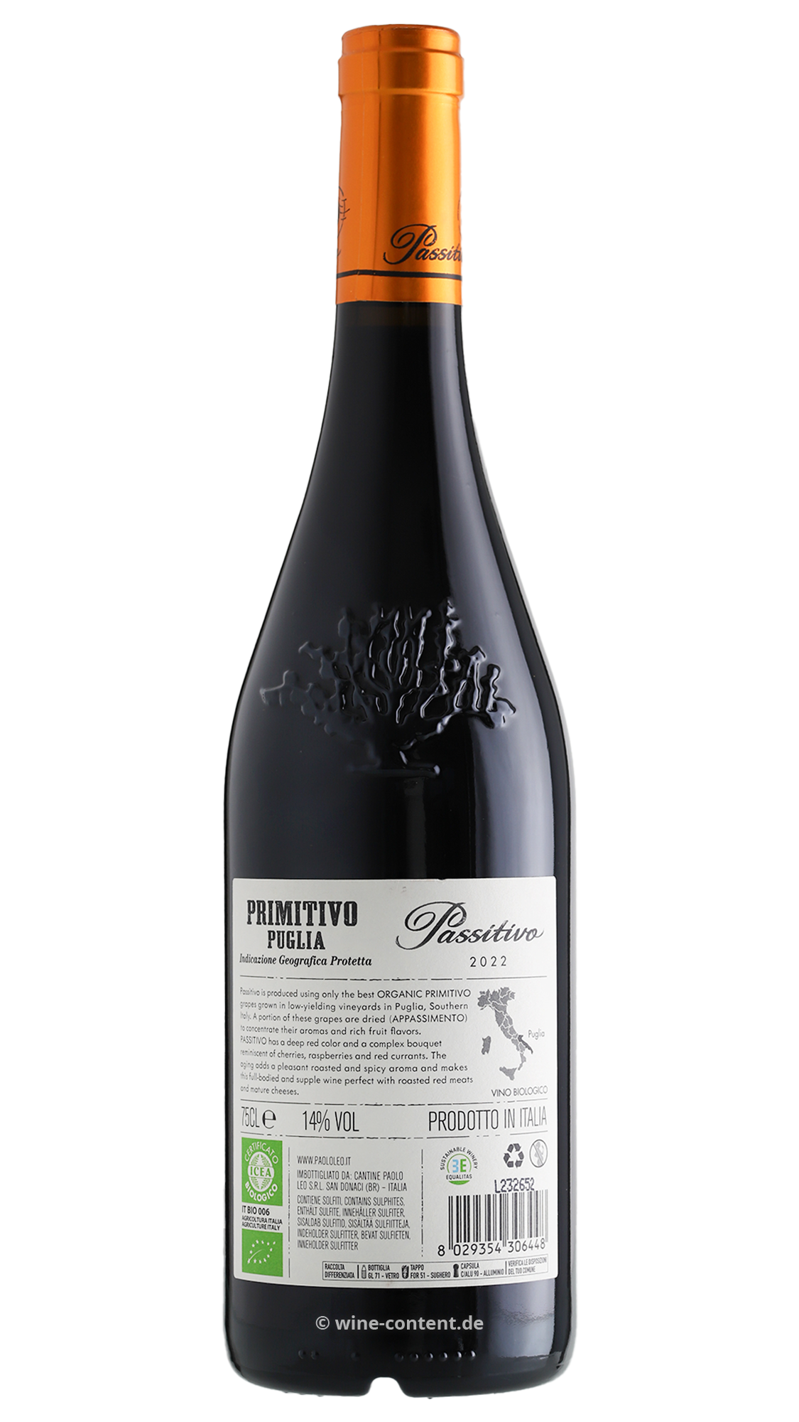 Primitivo 2022 Passitivo Bio