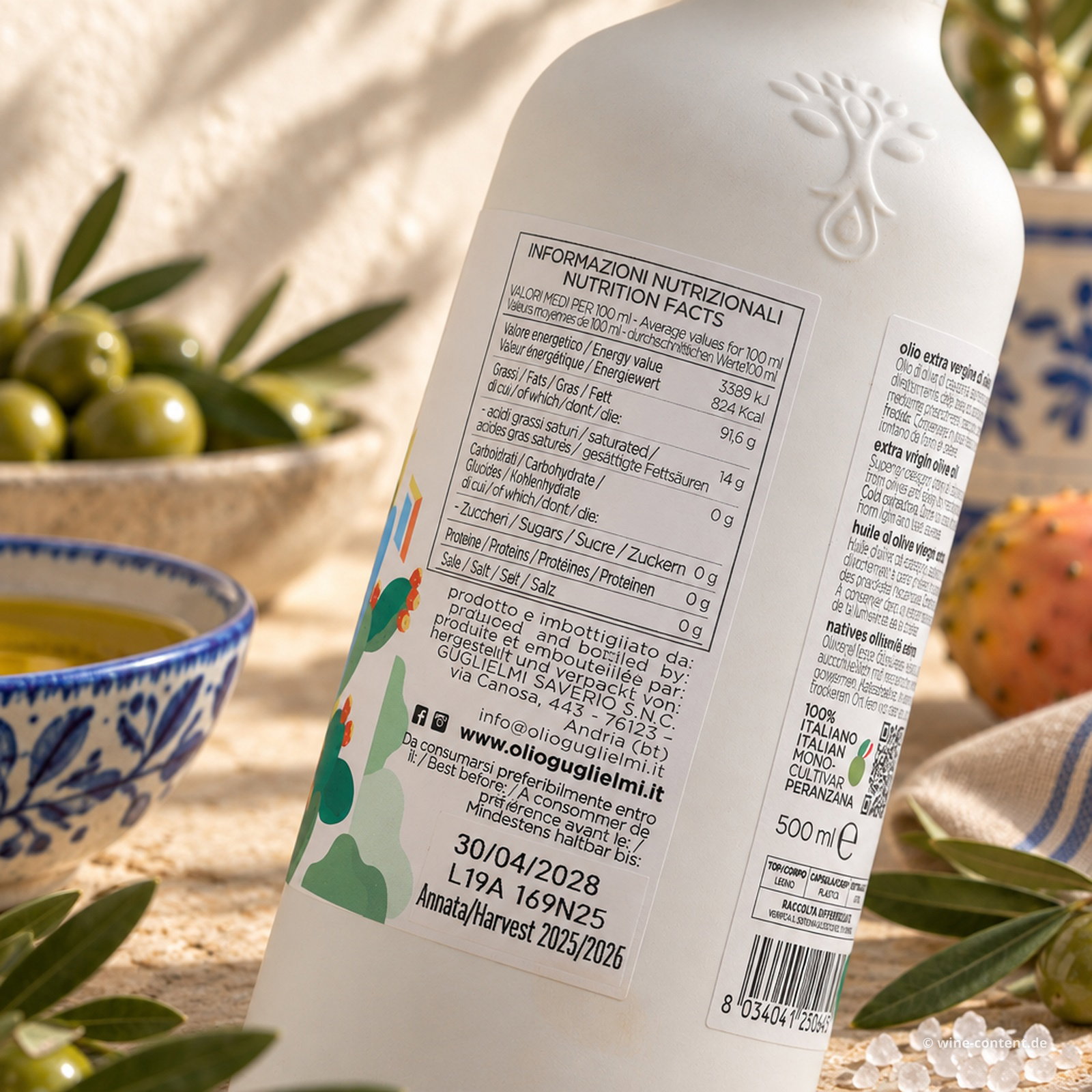 0,5 L Olivenöl Extra Vergine 2026 Peranzana