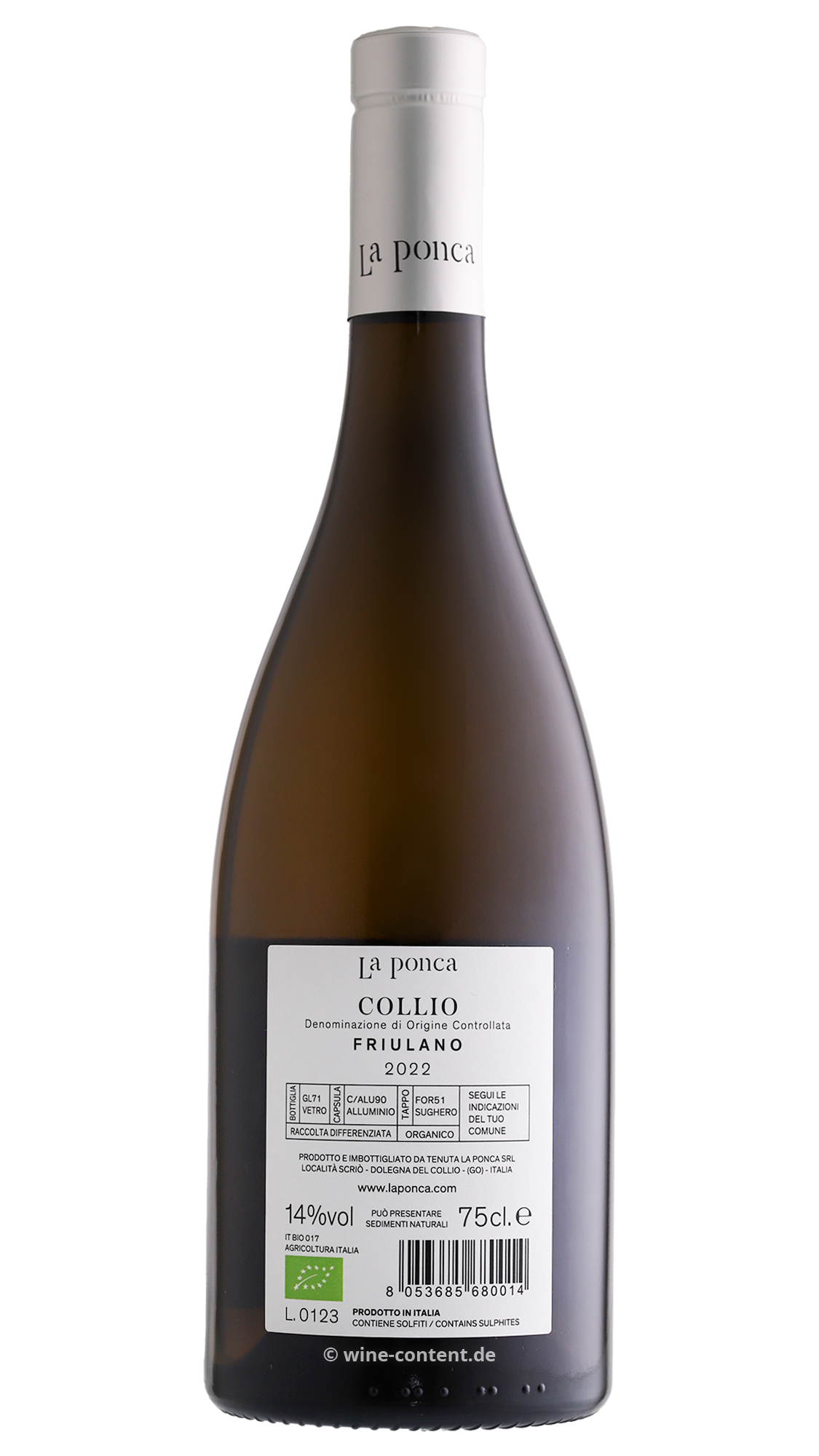 Friulano Collio 2022 Bio