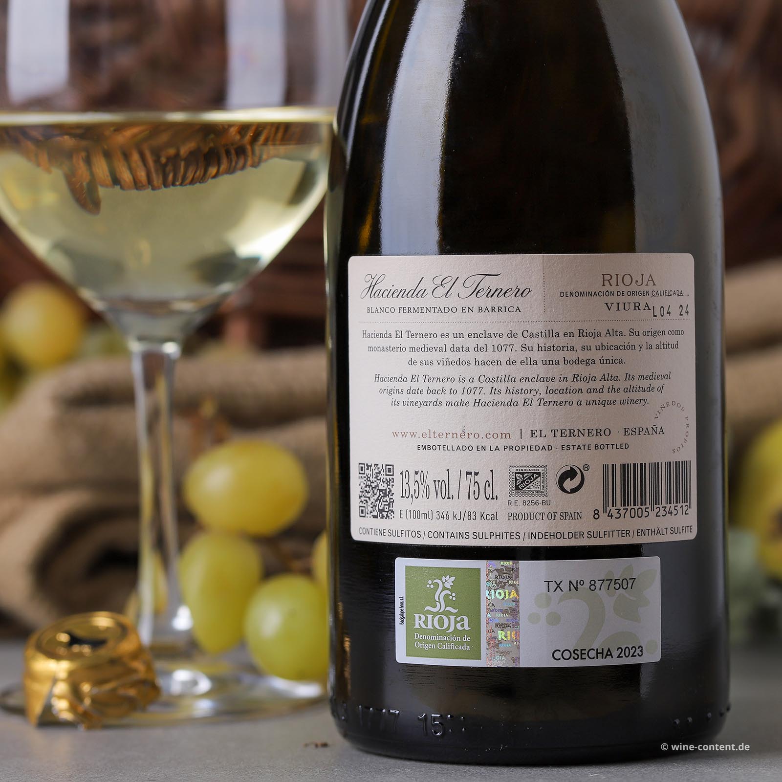 Rioja Blanco 2023 Fermentado en Barrica