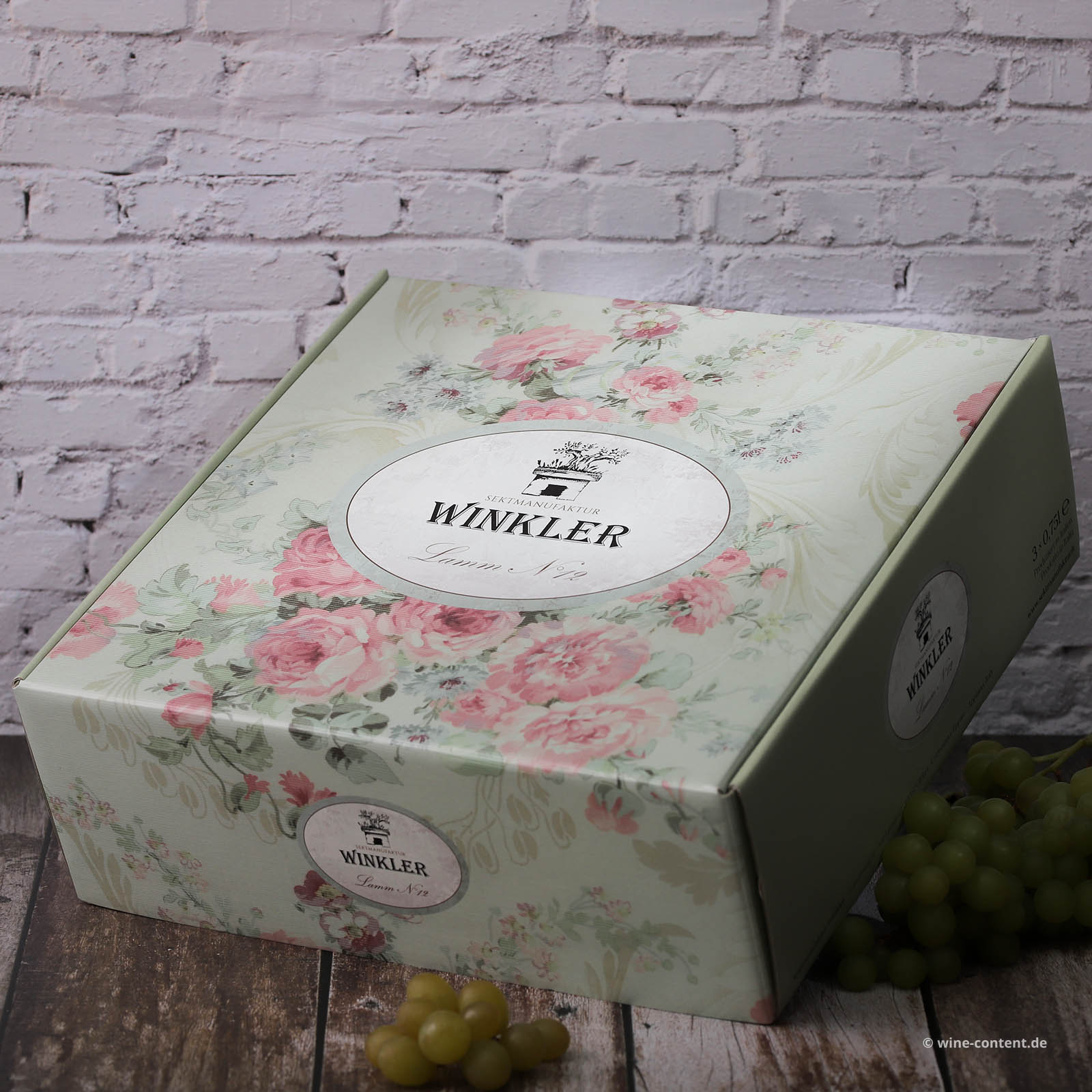 3x Spumante Lamm N°12 Extra Brut in Geschenkverpackung