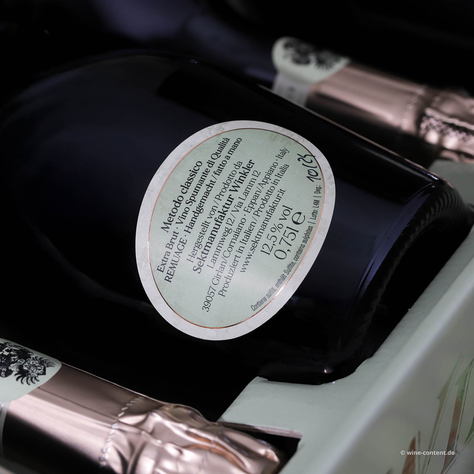 6x Spumante Lamm N°12 Extra Brut in Geschenkverpackung