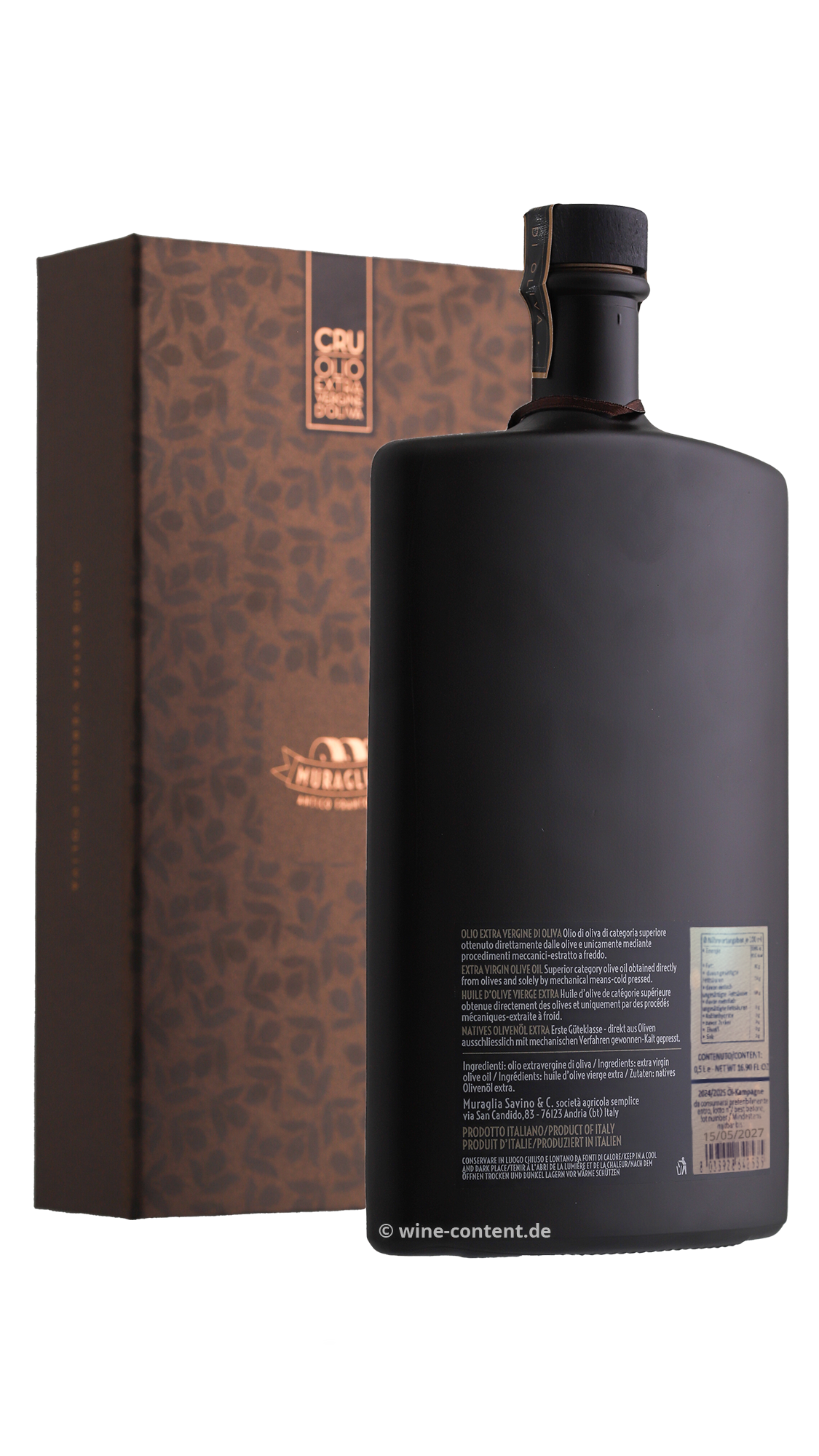 Vorbestellung: 0,5 L Olivenöl Extra Vergine 2025 Grand Cru Tenuta Macchia di Rose