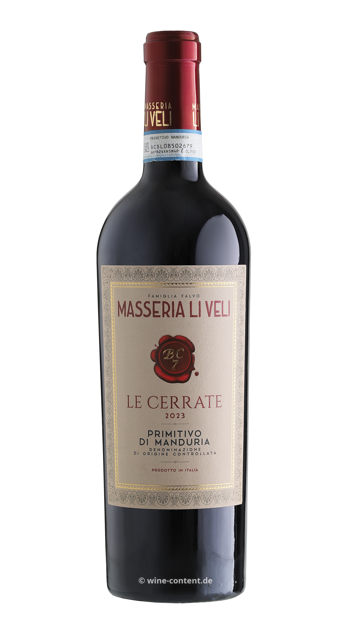 Primitivo di Manduria 2023 Le Cerrate