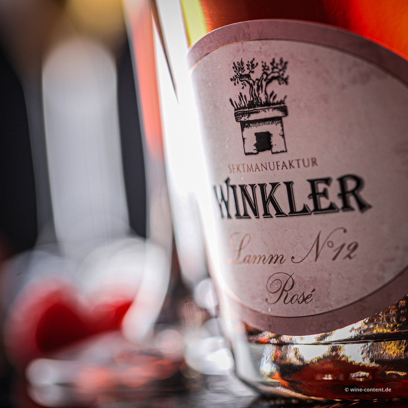 1x Spumante Lamm Rosé N°12 Extra Brut in Geschenkverpackung