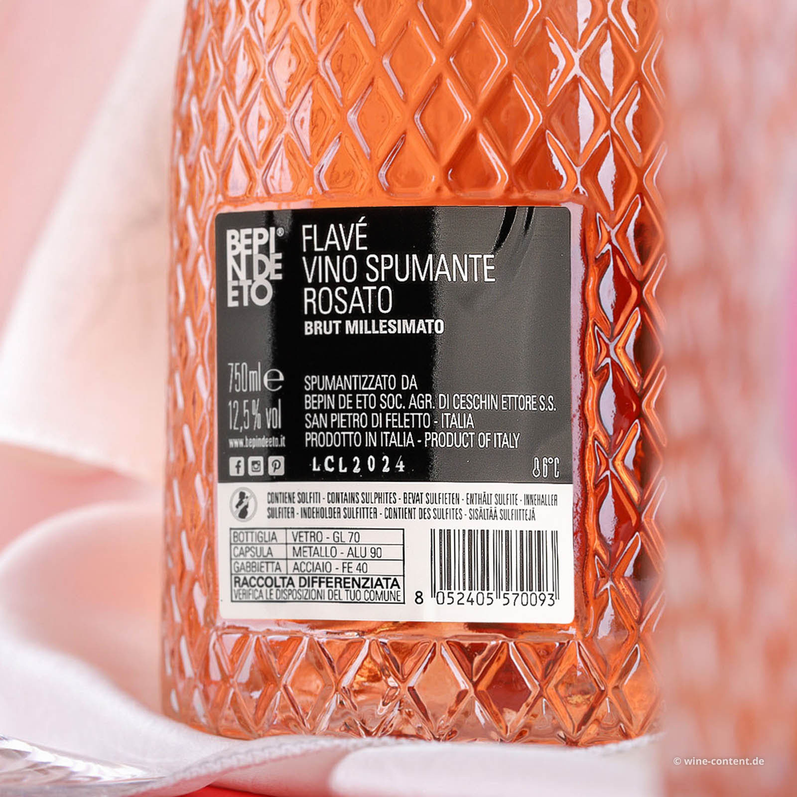 Spumante Rosato 2024 Flavé Brut