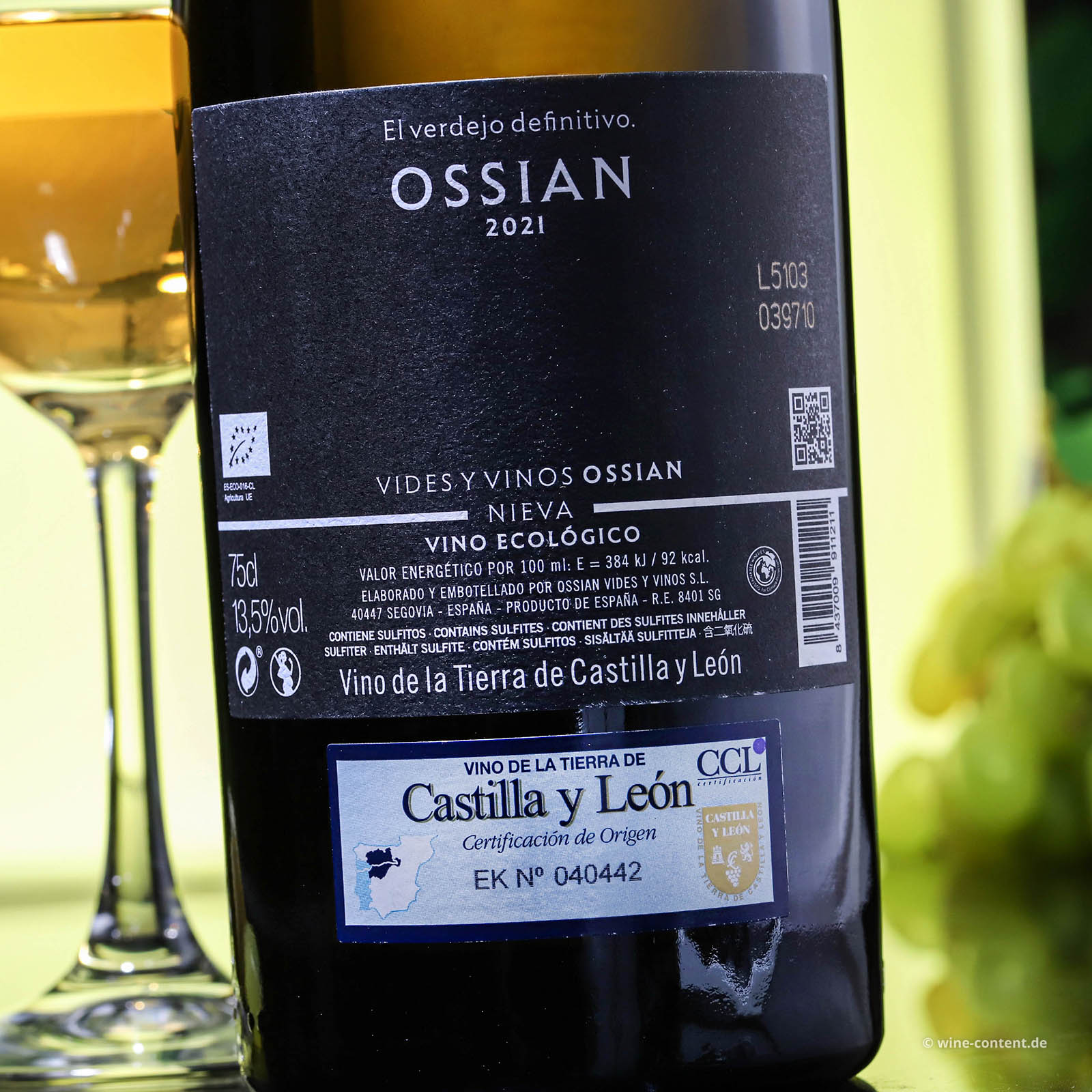 Verdejo 2021 Ossian Bio