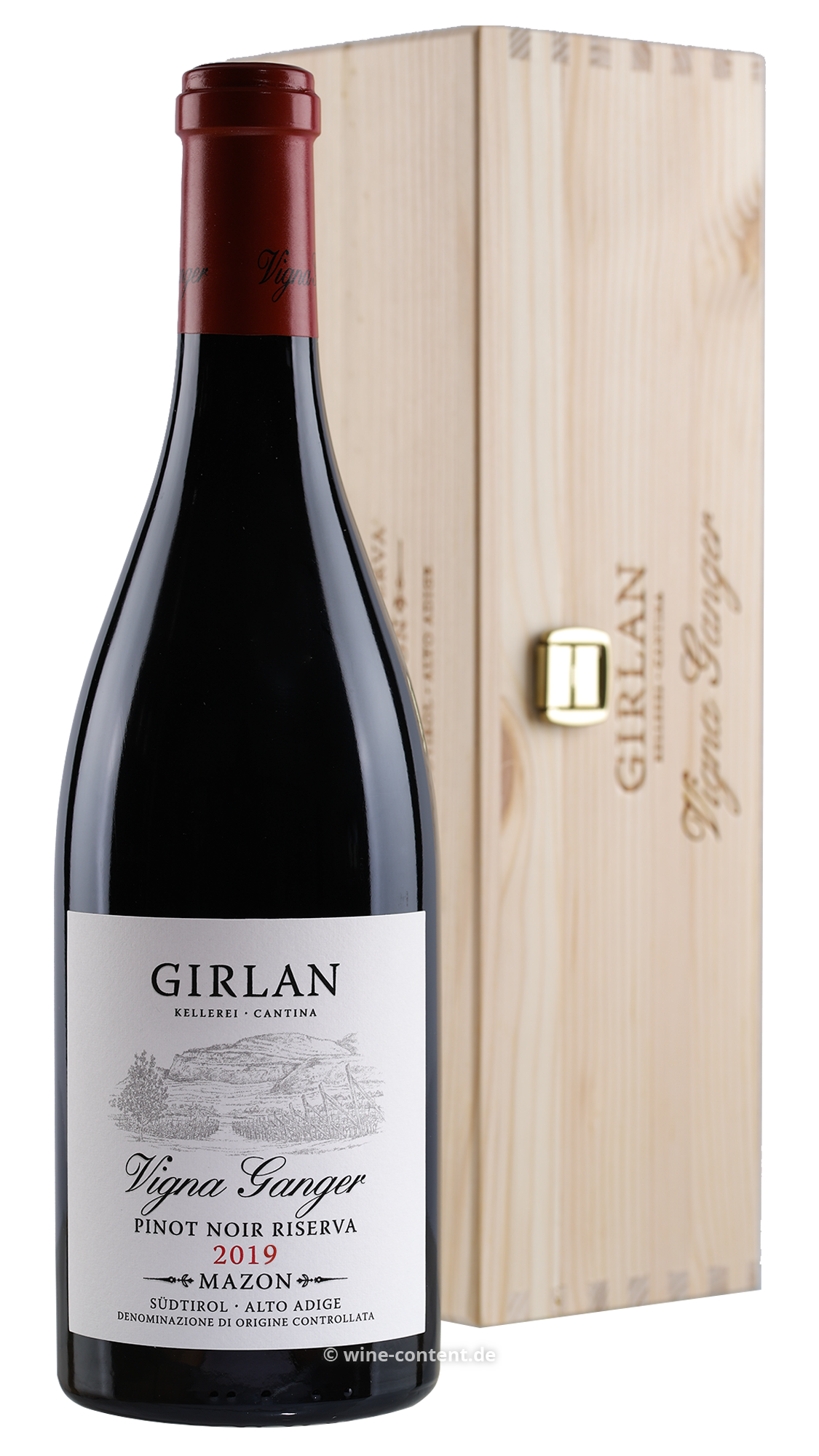 Pinot Noir Riserva 2019 Vigna Ganger