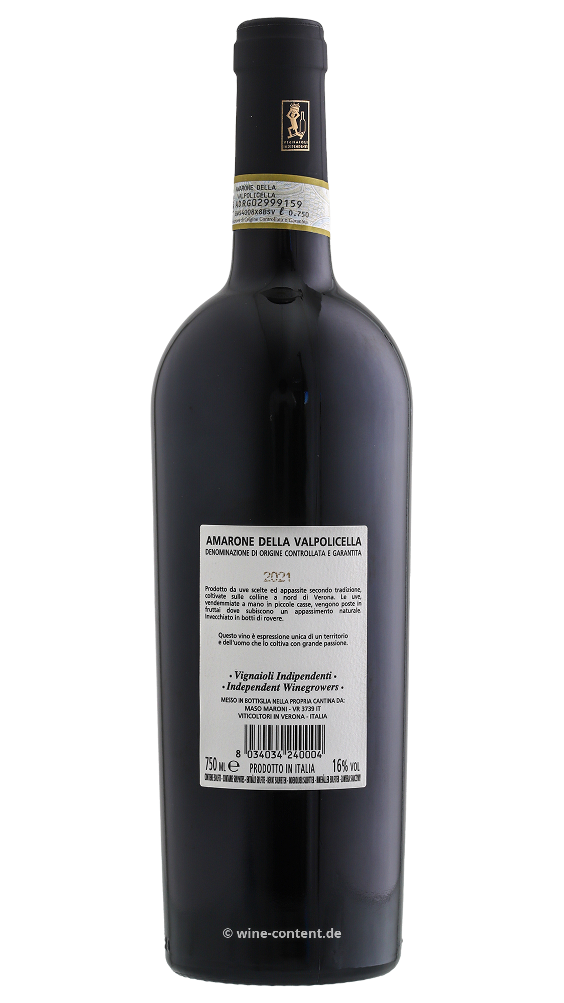 Amarone 2021 Maso Maroni