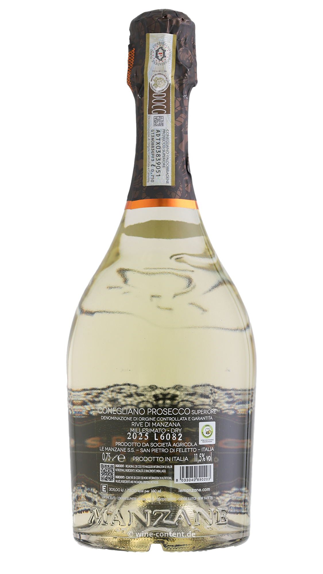 Prosecco Superiore 2025 Rive di Manzana Springo Bronze Dry